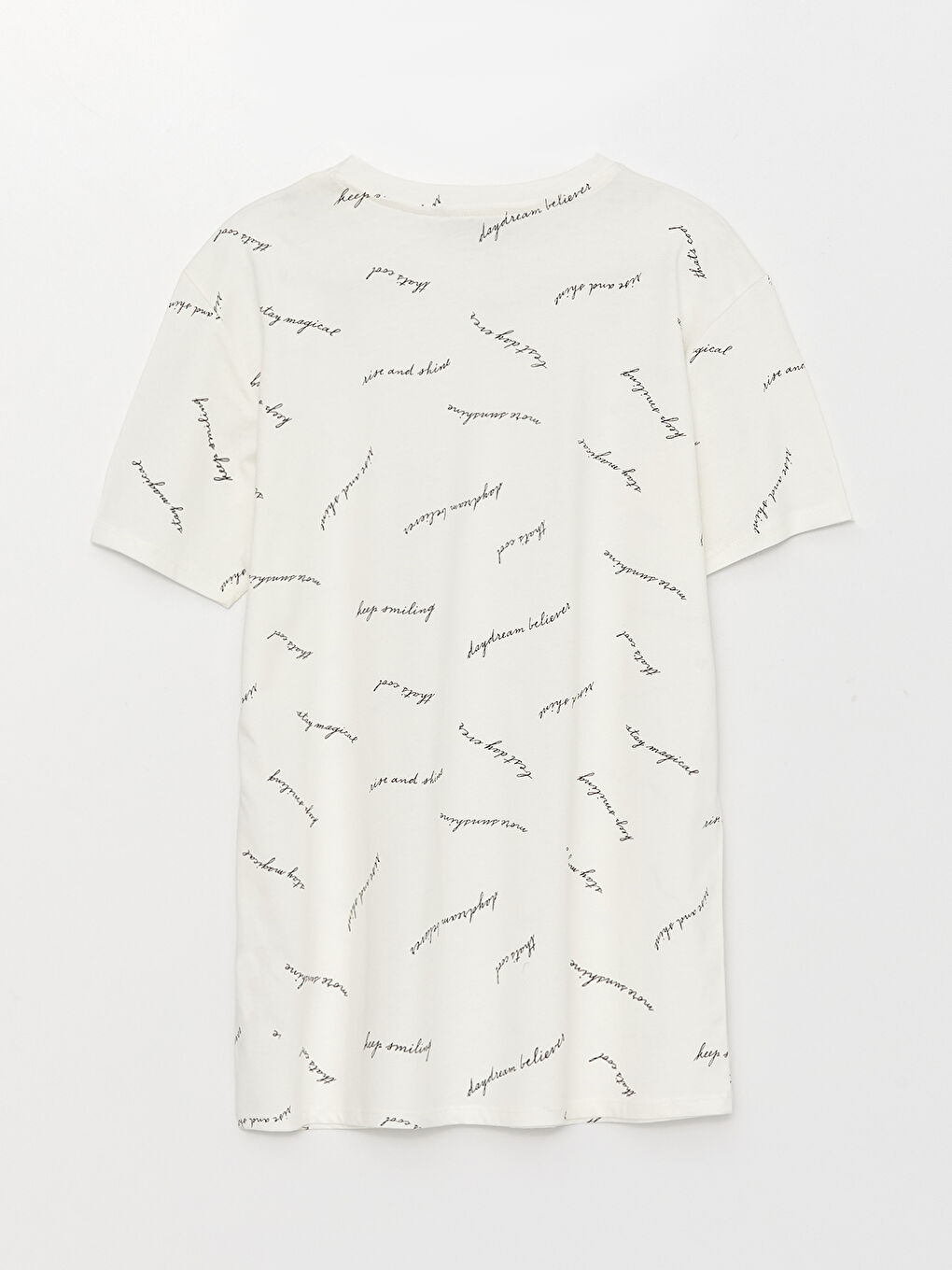 Crew Neck Printed Short Sleeve Women's T-Shirt-6