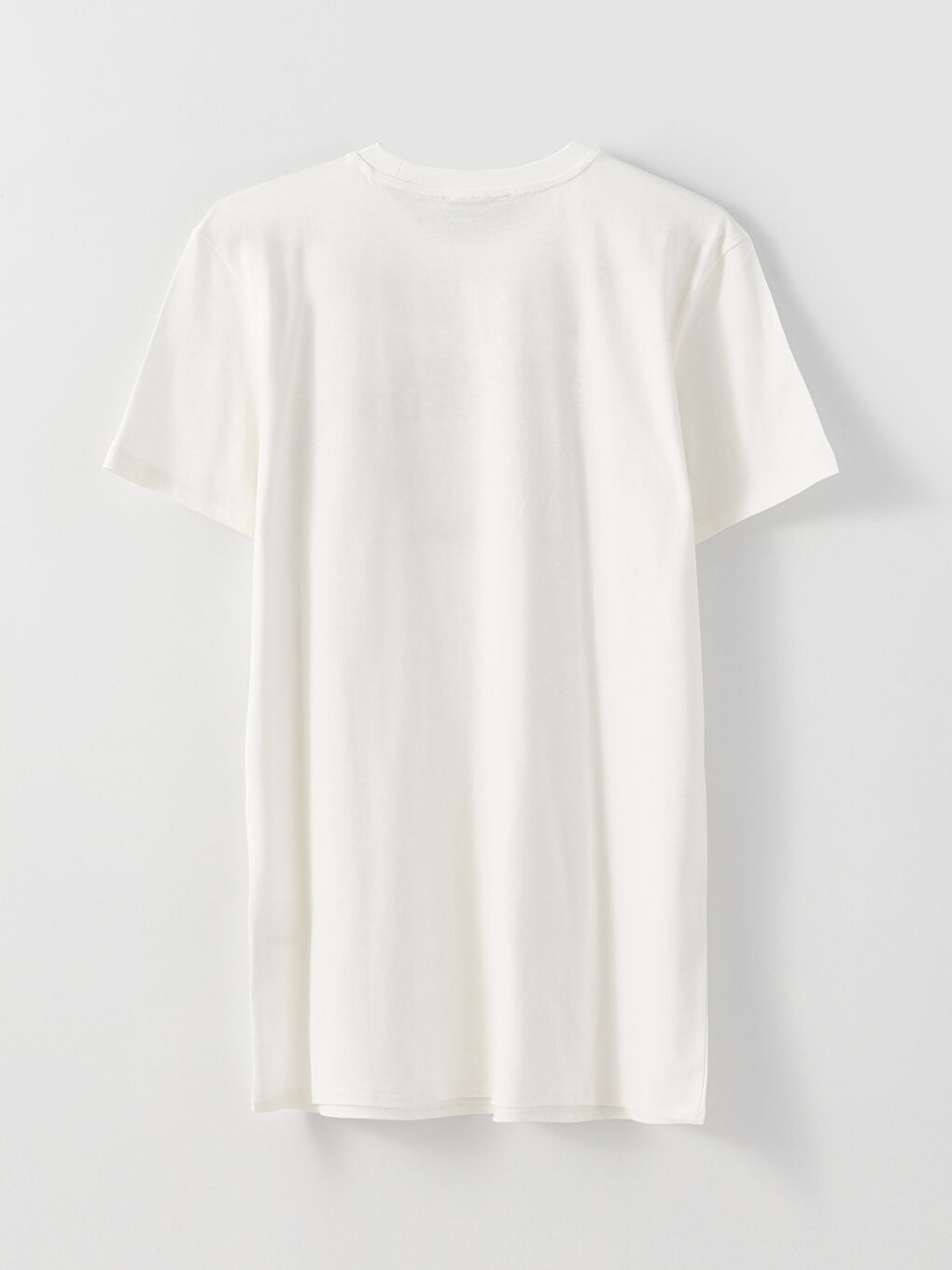 Crew Neck Printed Short Sleeve Oversize Women's Tunic-6