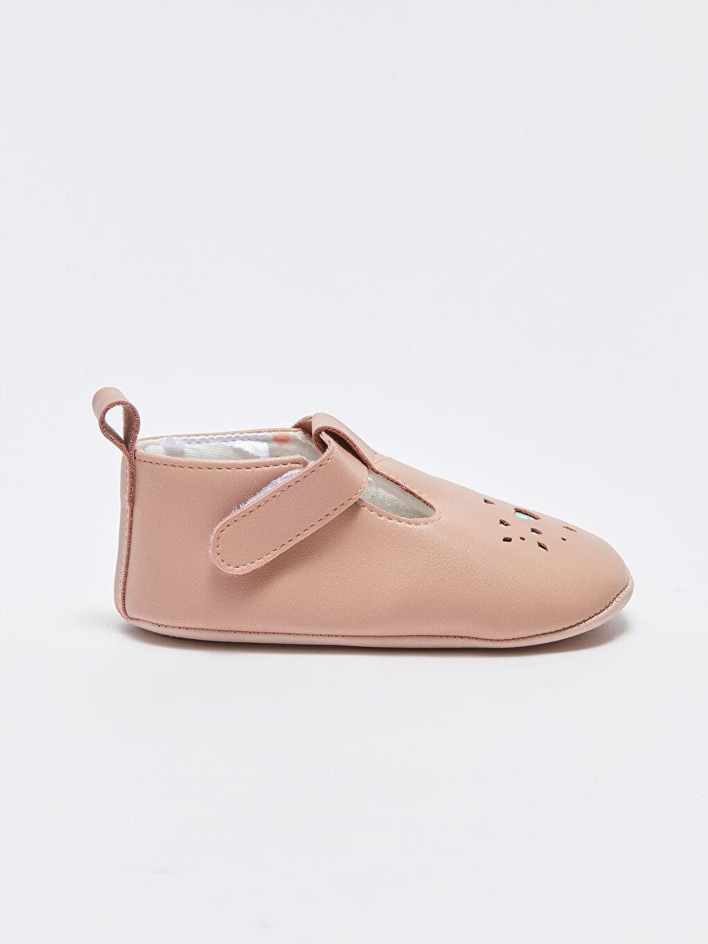 Pembe Cırt Cırtlı Kız Bebek Yürüme Öncesi Ayakkabısı-1
