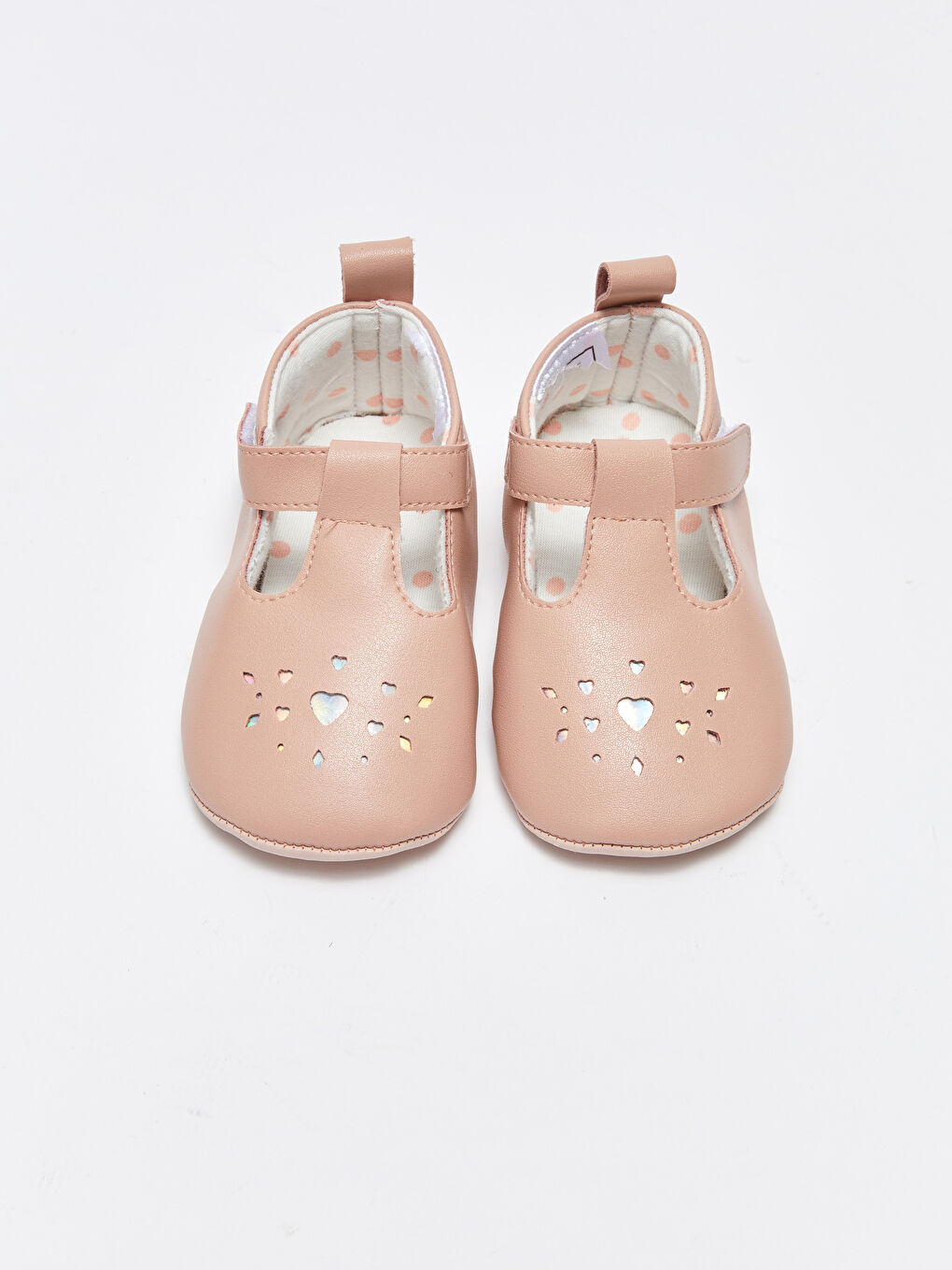 Pembe Cırt Cırtlı Kız Bebek Yürüme Öncesi Ayakkabısı-2