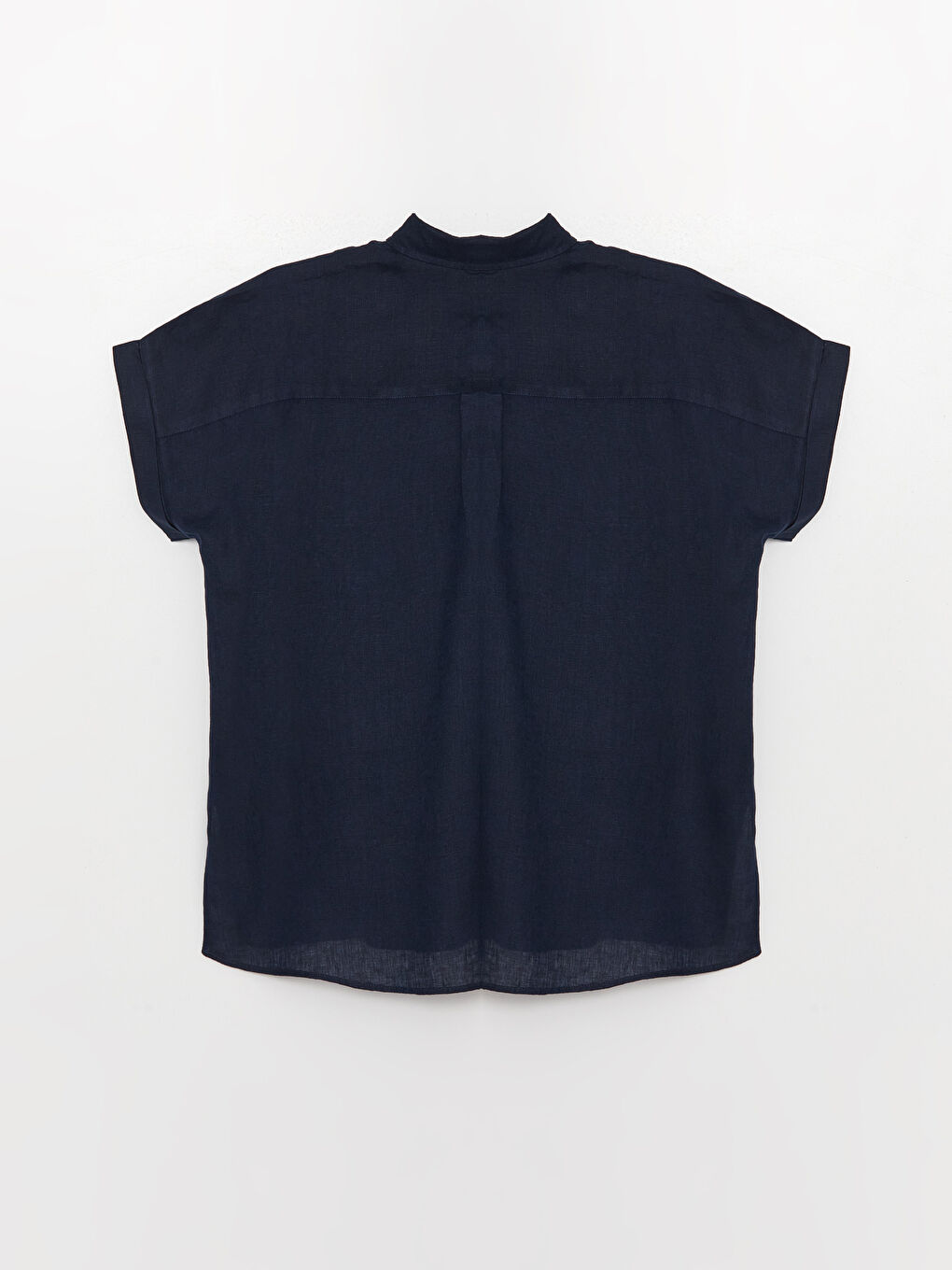 SOUTHBLUE Plain Short Sleeve Oversize Poplin Women's Shirt -S3FN39Z8-DWP