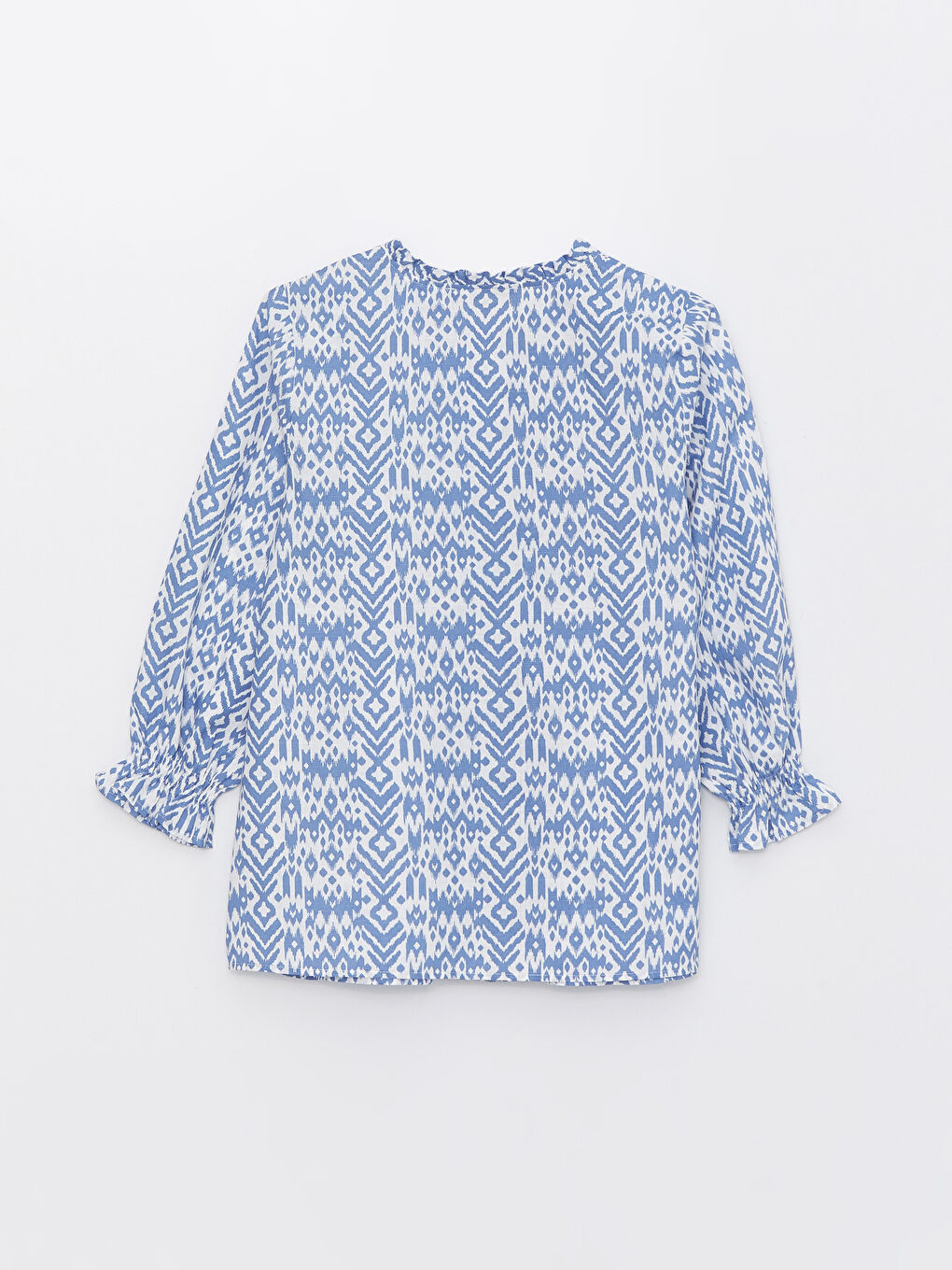 LCWAIKIKI Maternity Blouse de maternité à manches longues à motifs avec encolure Henley -S3FN47Z8-LQQ