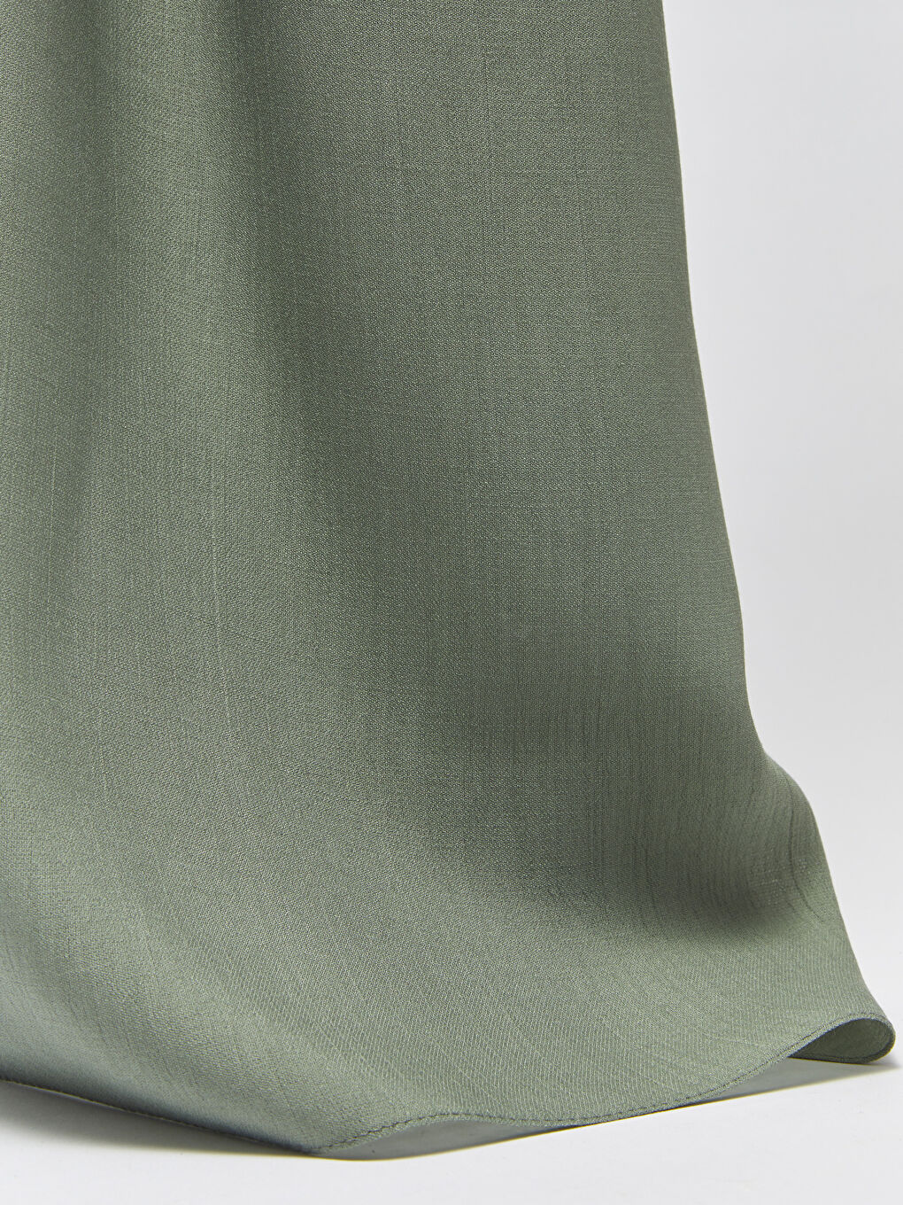 Yeşil Düz Dokuma Kadın Şal-3