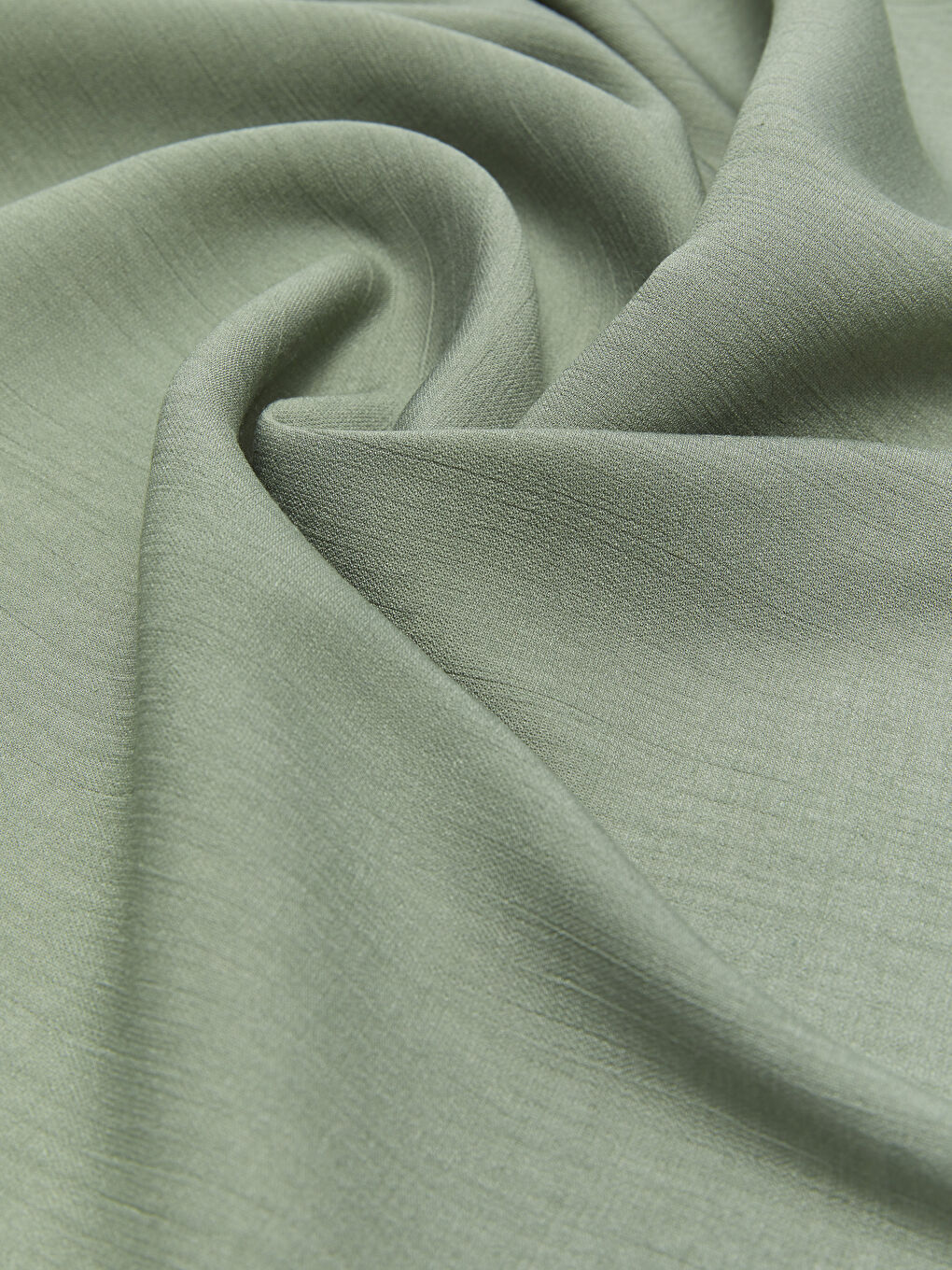 Yeşil Düz Dokuma Kadın Şal-5