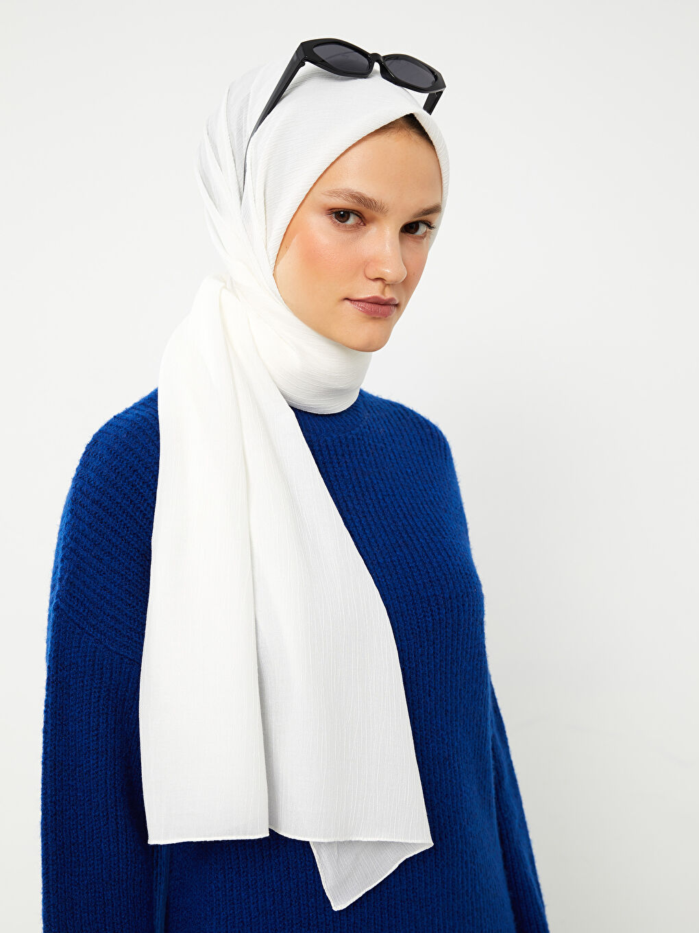 Plain Satin Women's Scarf