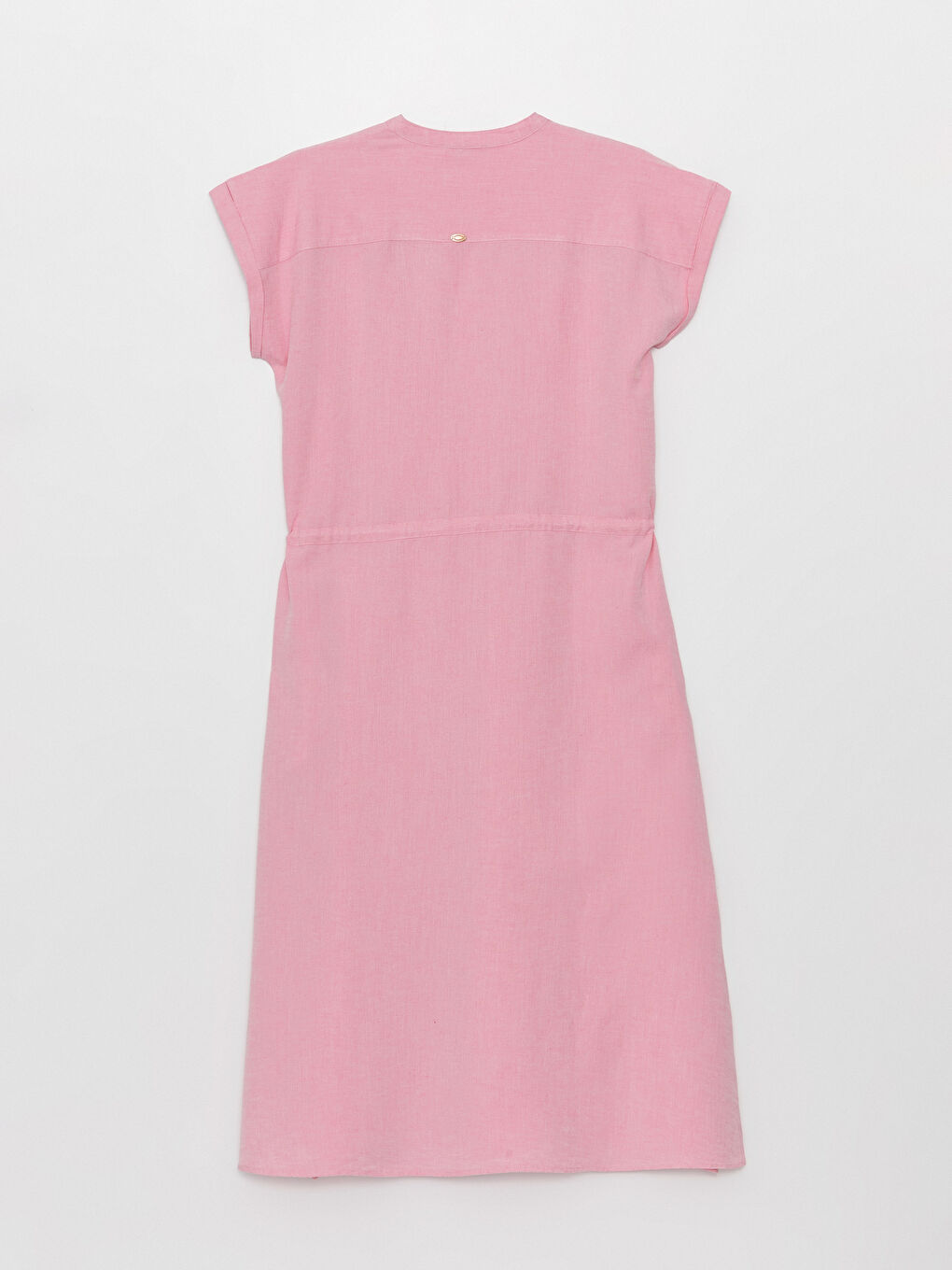 Crew Neck Plain Short Sleeve Women's Dress -S3FN67Z8-V0U