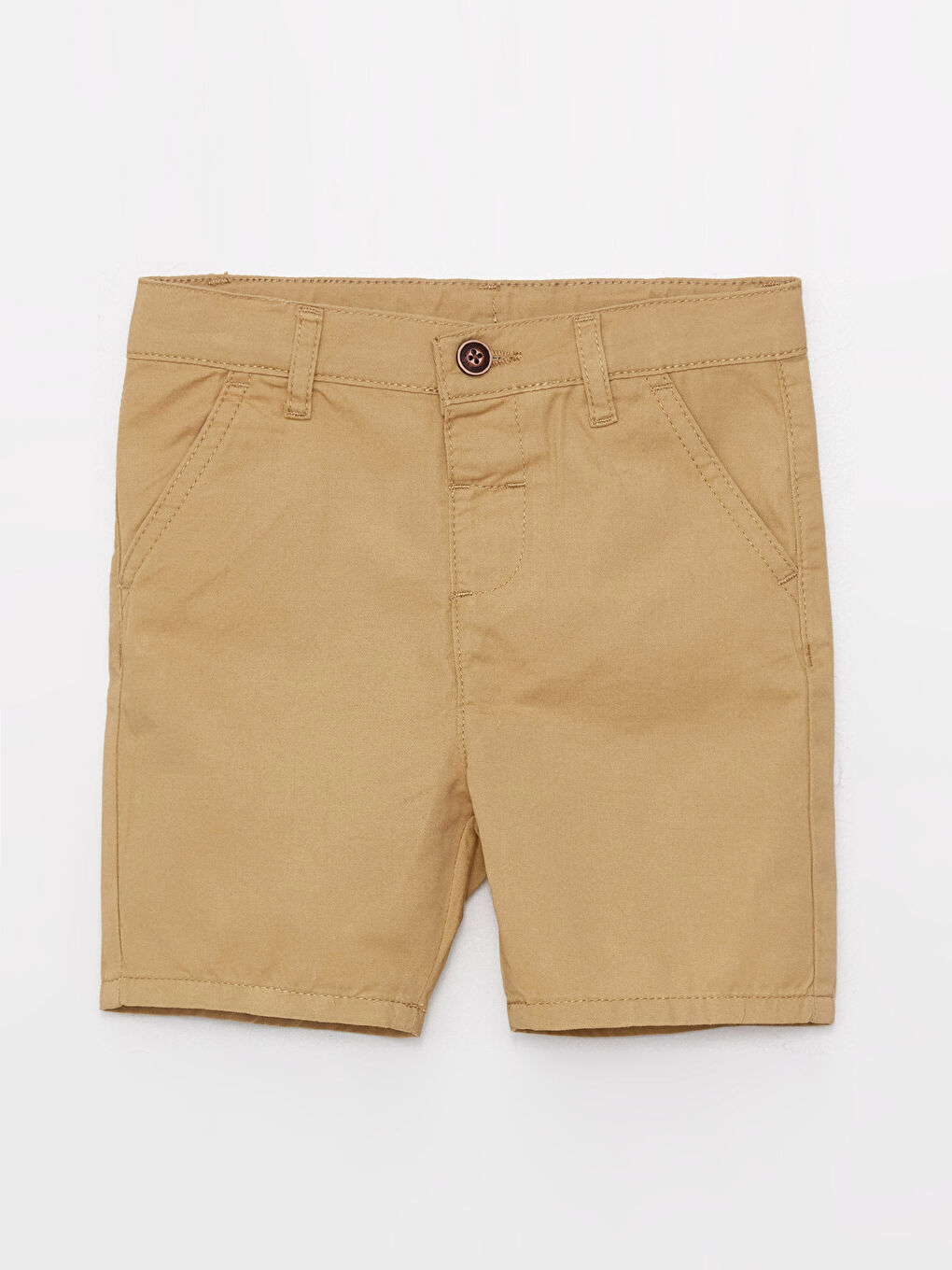 Bej Basic Erkek Bebek Şort