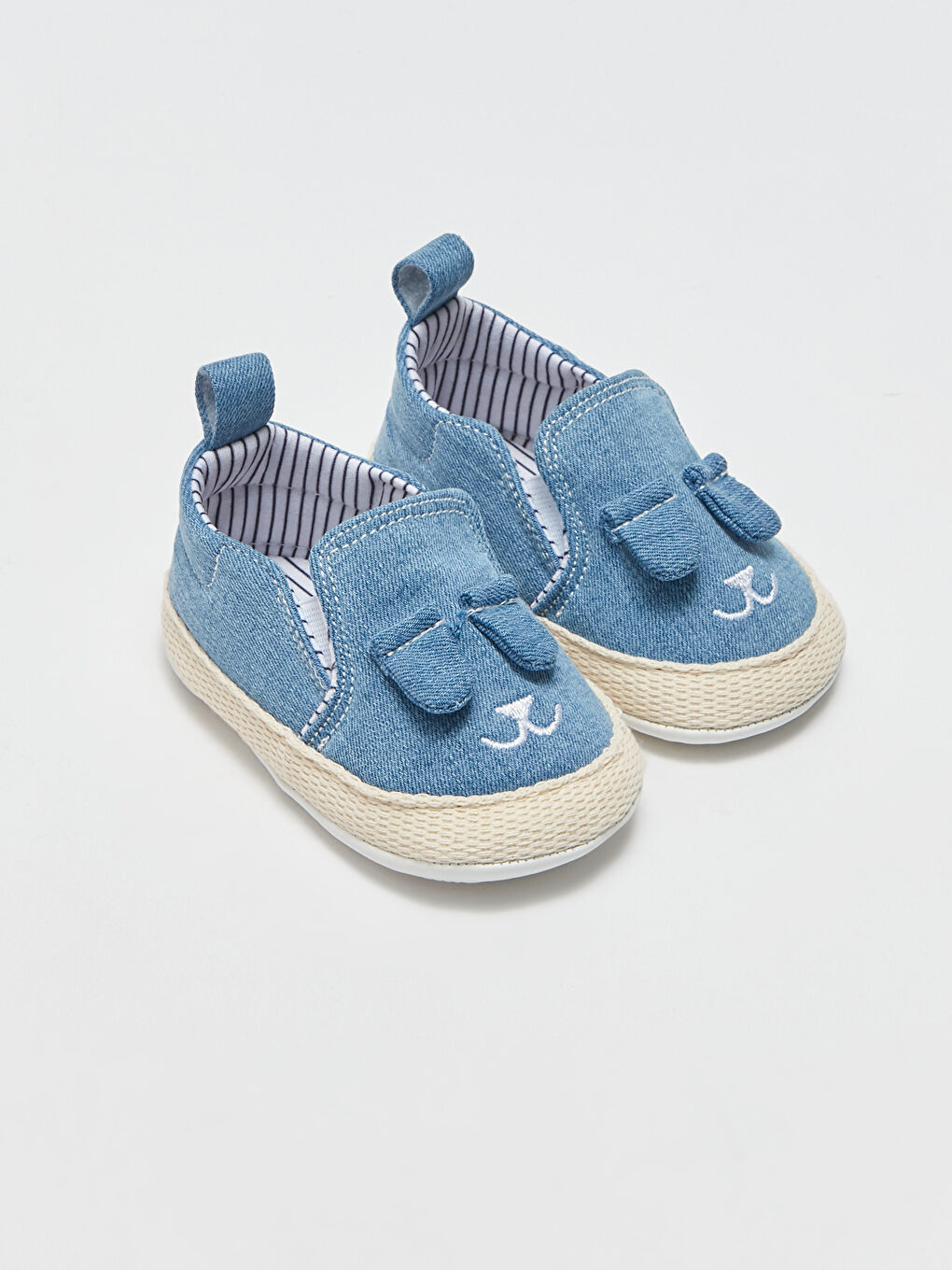 Embroidered Baby Boy First Step Walking Shoes