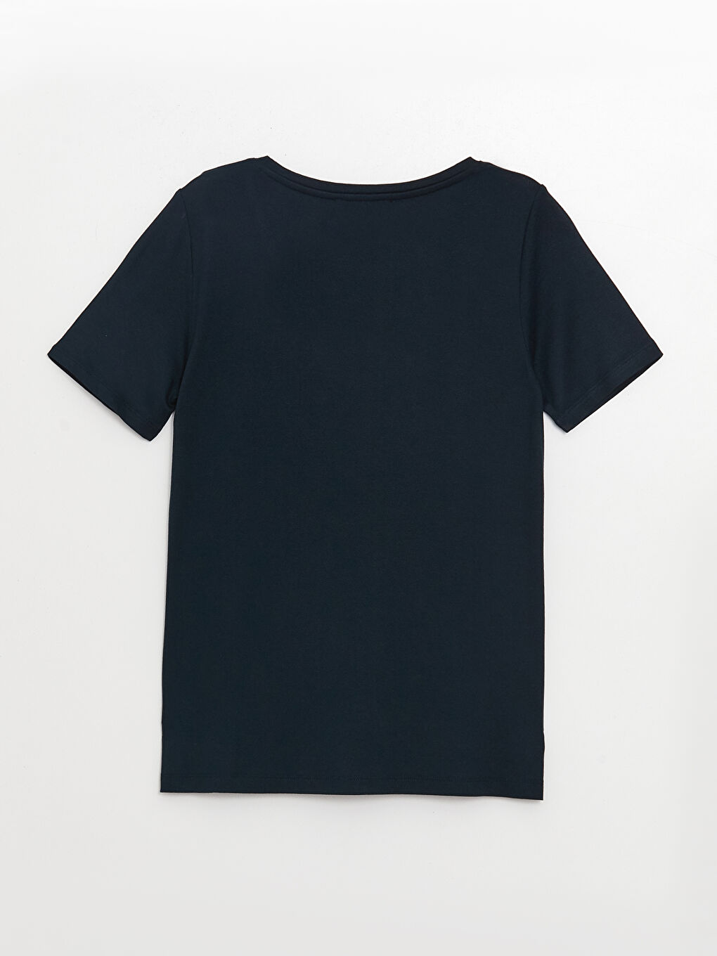 Crew Neck Patterned Short Sleeve Women's T-Shirt-5