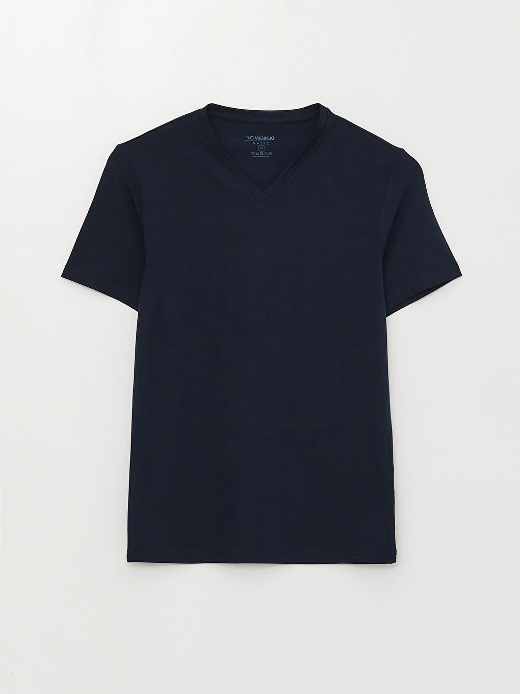 Tricou pentru Bărbați cu Decolteu în V și Mânecă Scurtă din Jerseu-5