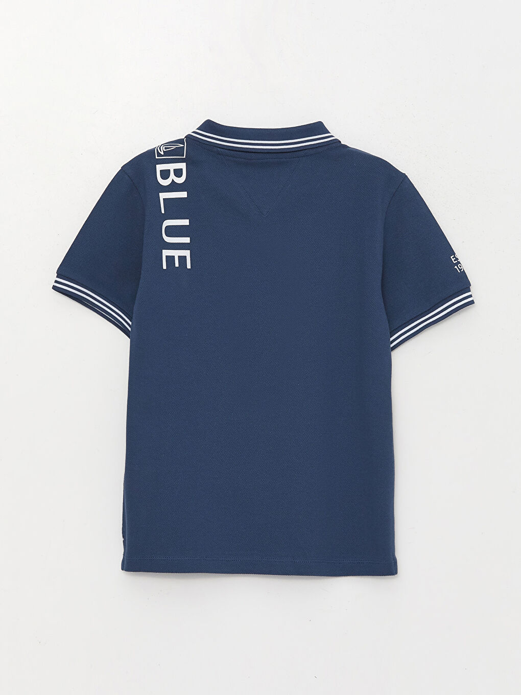 Rollkragen Bedrucktes Kurzarm T-Shirt für Jungen-1
