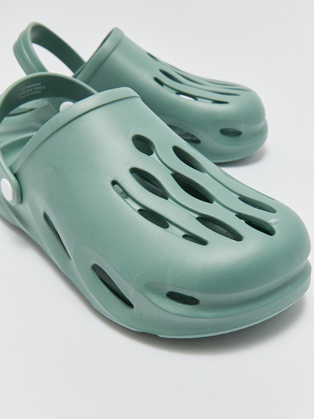 Haki Önü Kapalı Erkek Plaj Sandaleti-5