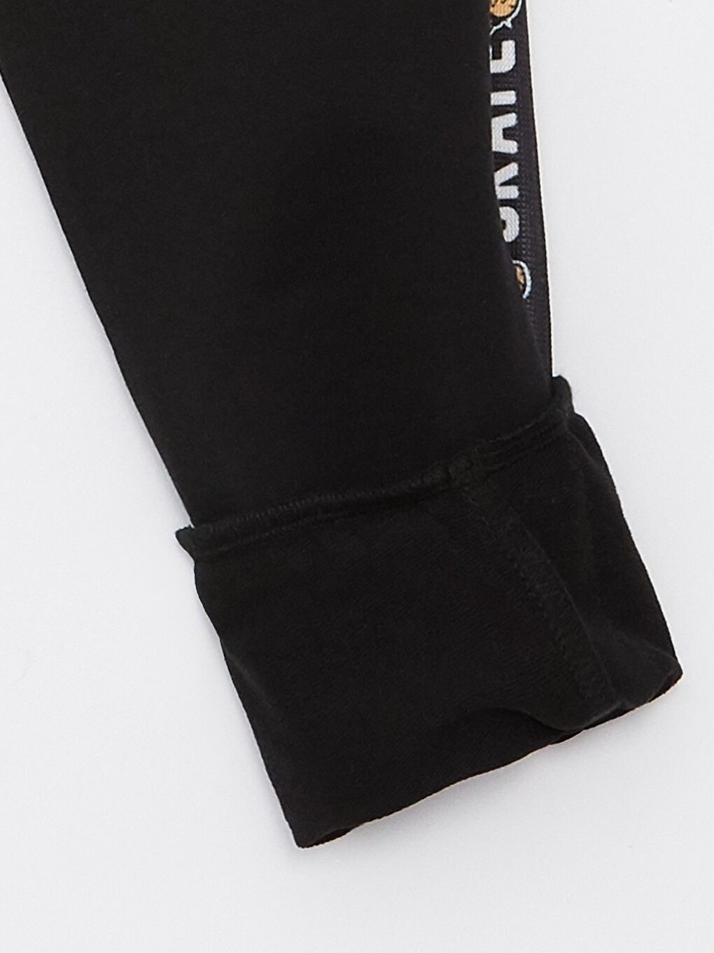 Siyah Beli Lastikli Rahat Kalıp Erkek Çocuk Jogger Eşofman Altı-2