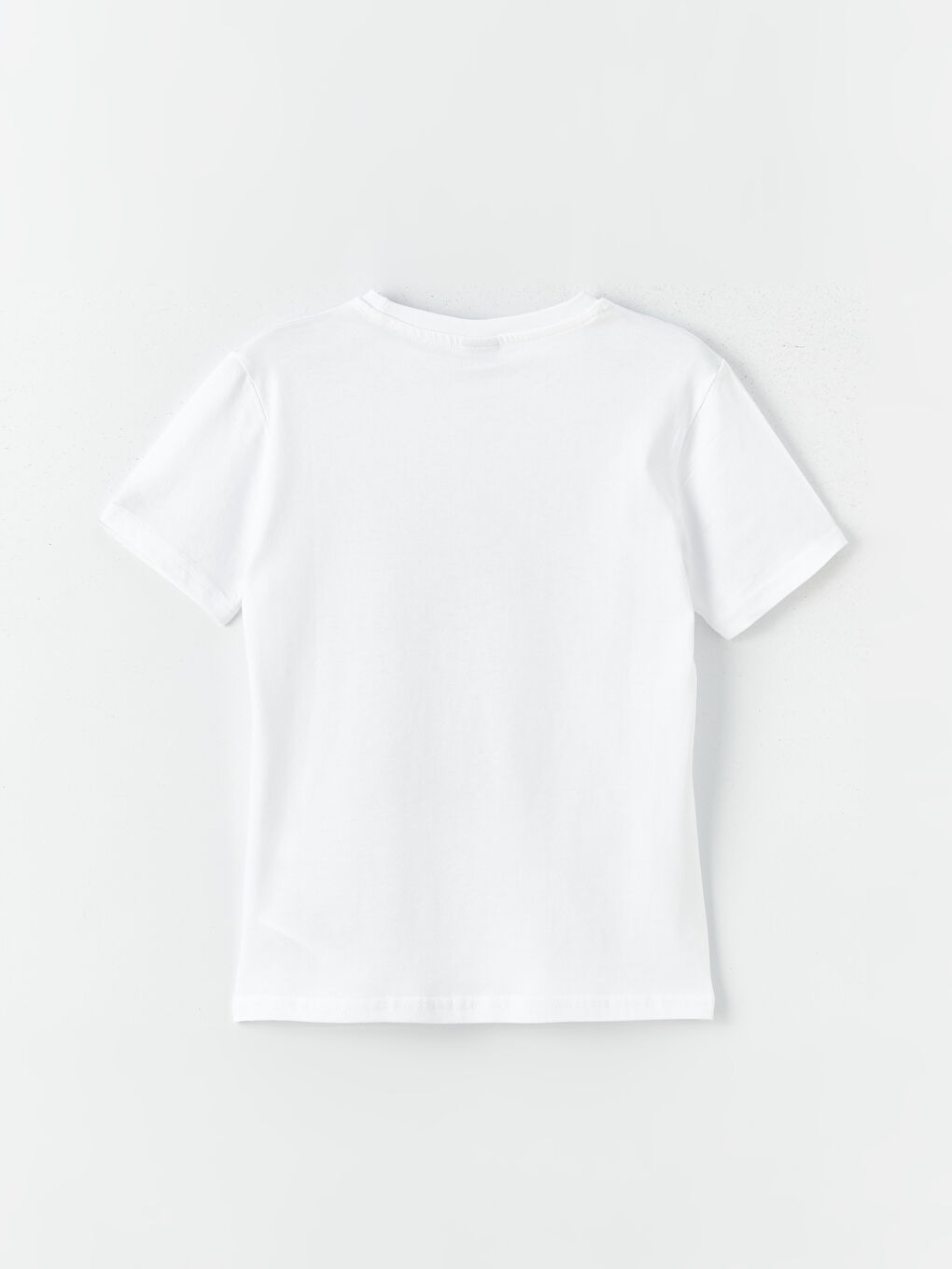 მრგვალი საყელო ნაბეჭდი ორმხრივი პაიეტებით მოკლე სახელო ბიჭებისთვის მაისური-1