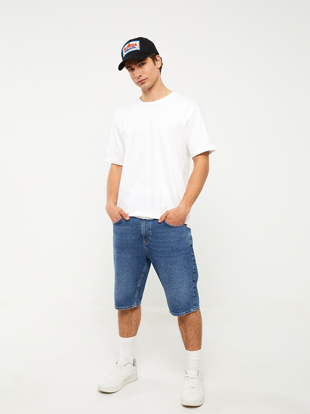 Siyah Nakışlı Erkek Kep Şapka-2