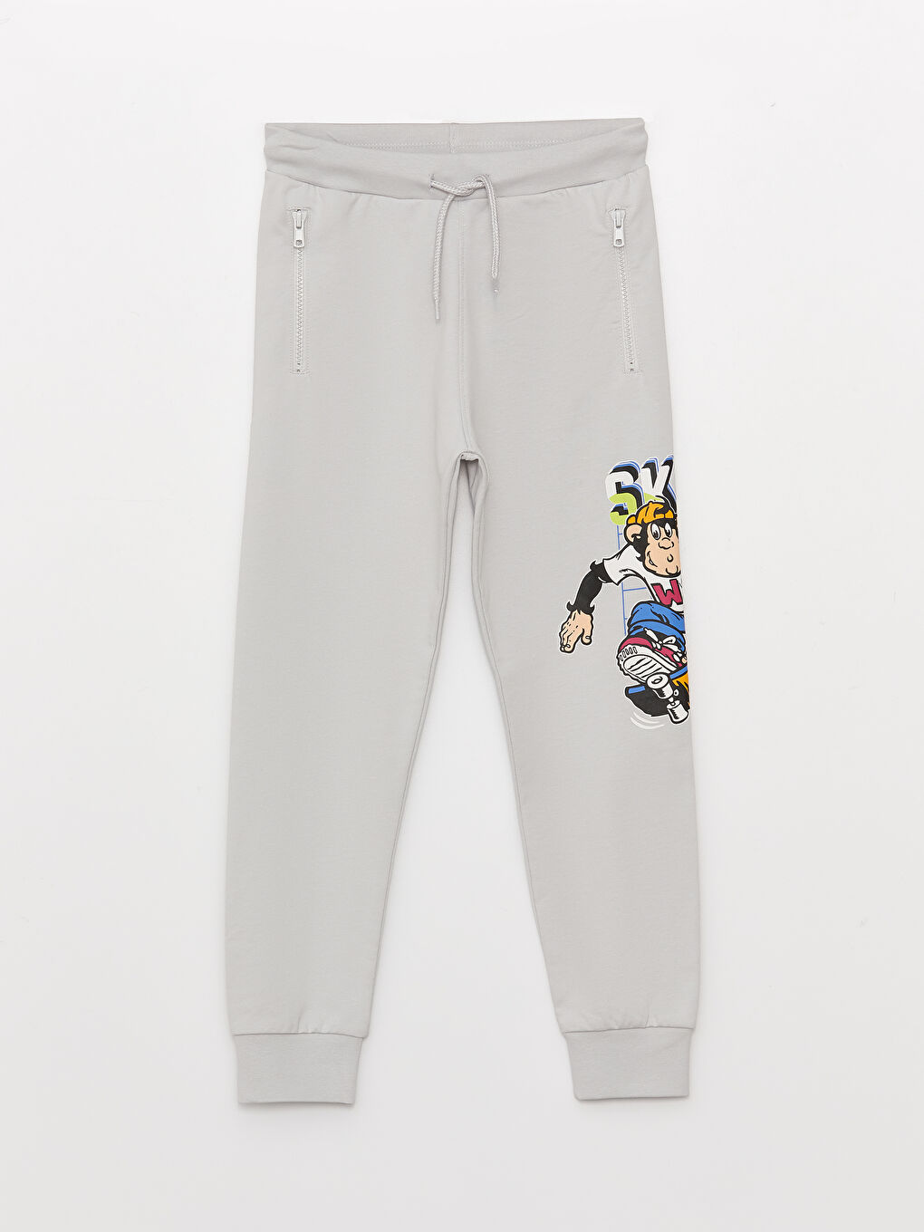 Elasticated Waist Relaxed Fit Boys' Jogger Sweatpants-2