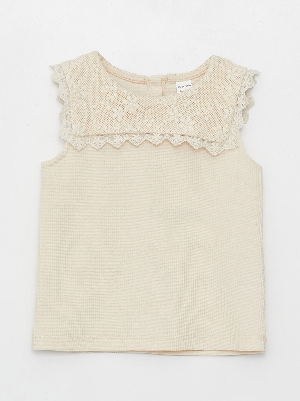 Майка с круглым вырезом для малышек девочек