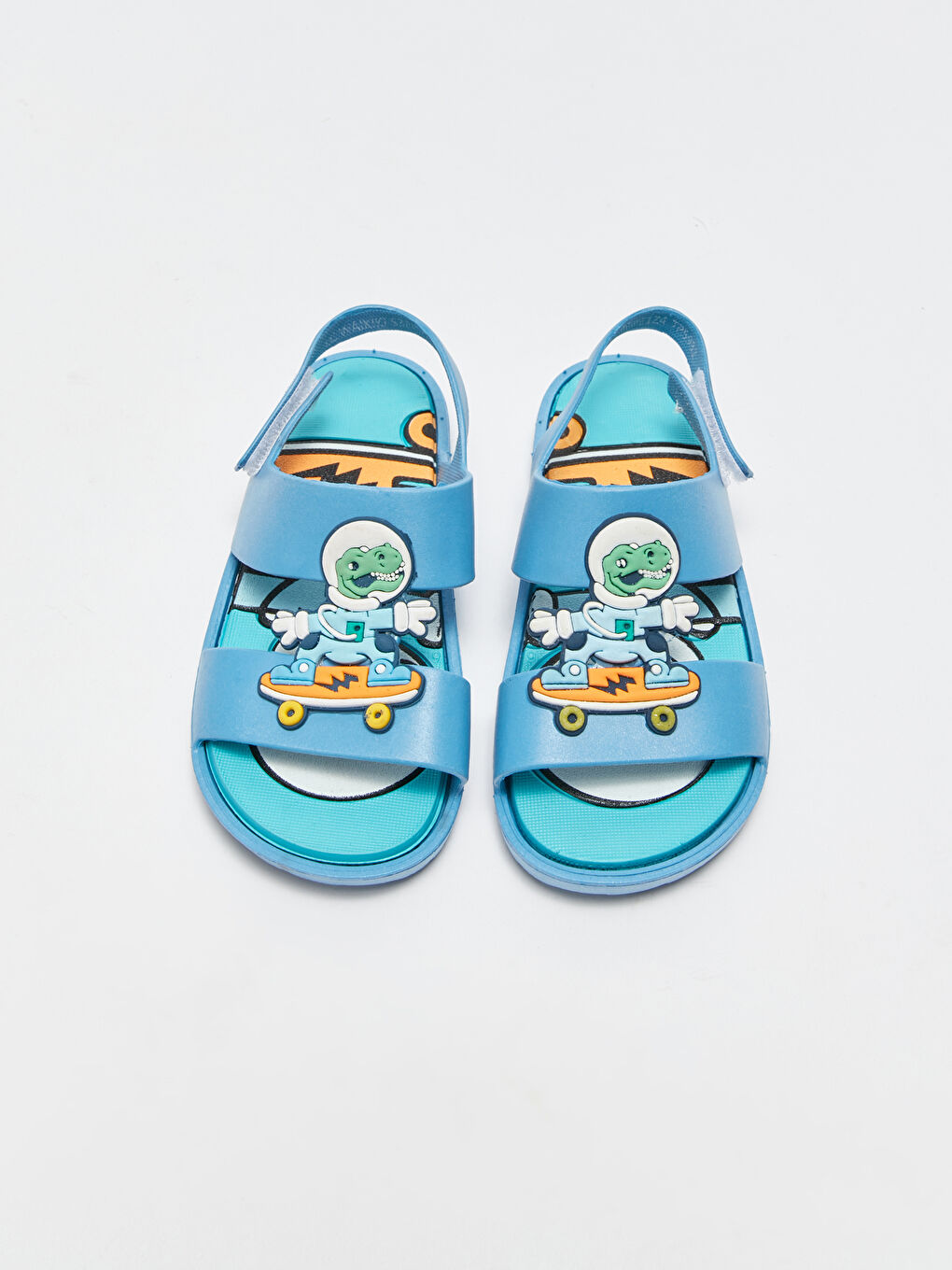 LCW STEPS Mavi Patch Detaylı Erkek Bebek Sandalet - 2