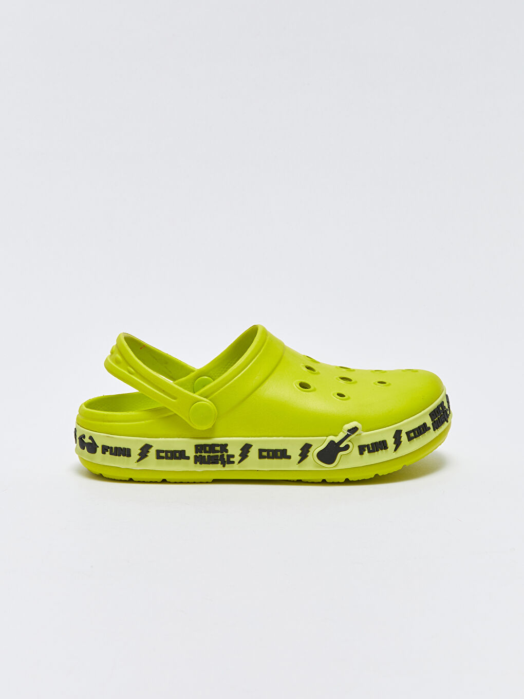 Yeşil Patch Detaylı Erkek Çocuk Plaj Sandaleti-1