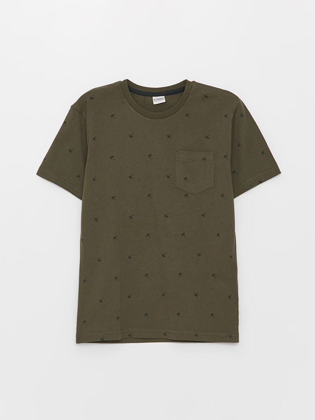 Crew Neck Printed Short Sleeve Boys' T-Shirt