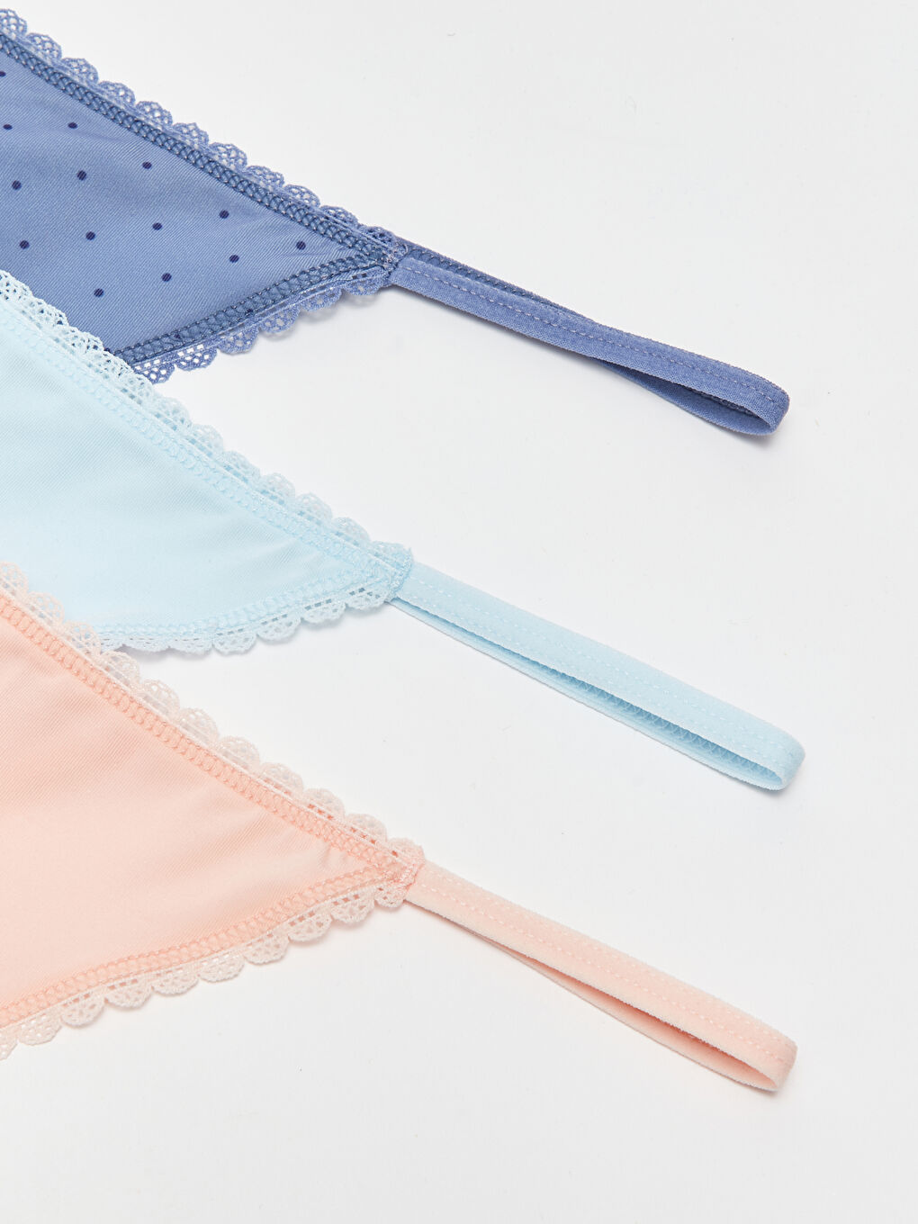 Polka Dot Thong Panties 3-Pack -S3FP99Z8-LQP