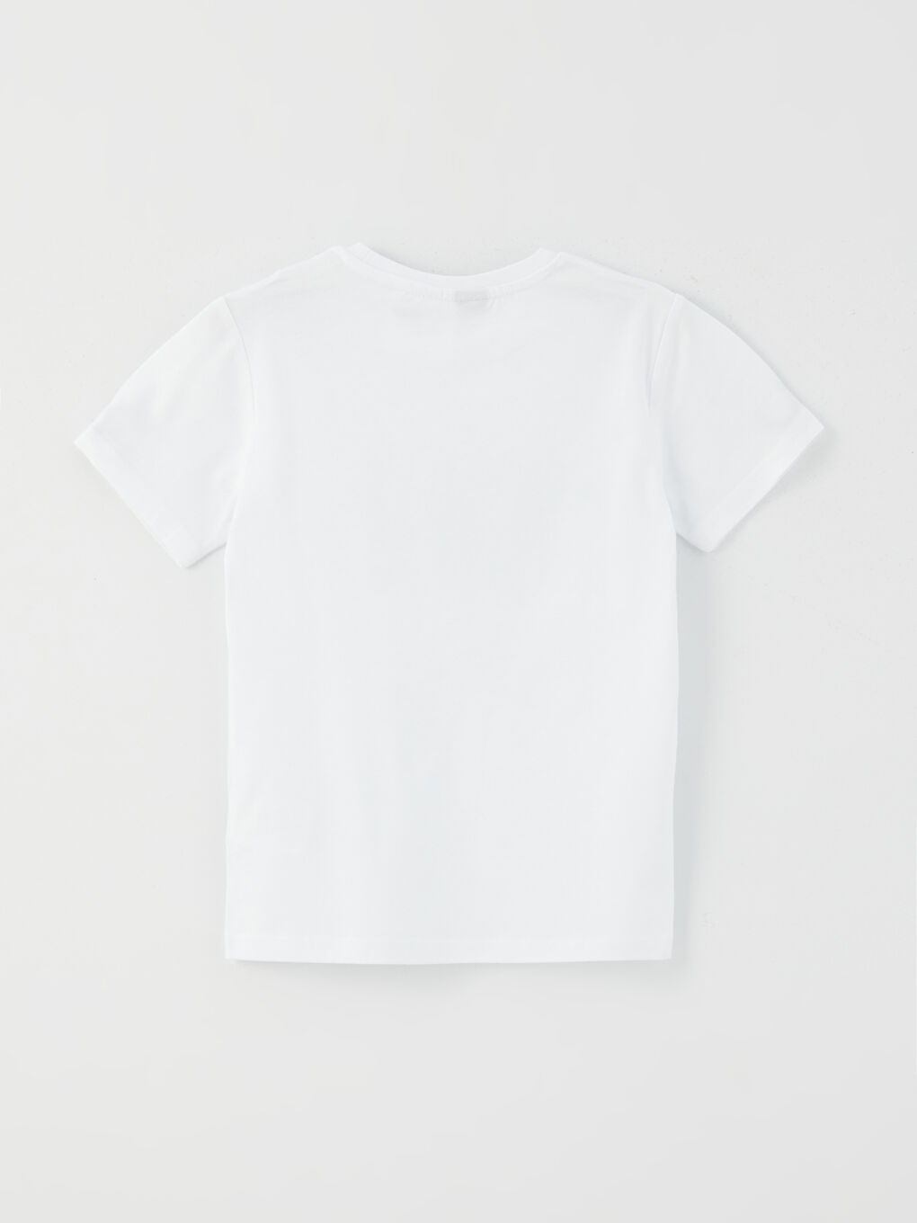 Crew Neck Printed Short Sleeve Boys' T-Shirt-1