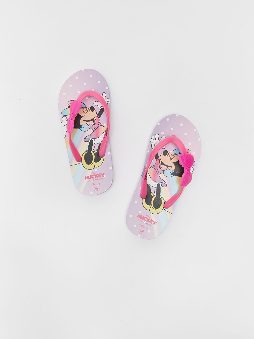 Pantoufles de plage imprimées Minnie Mouse pour Filles-2