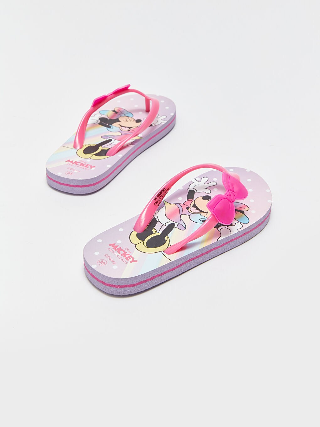 Pantoufles de plage imprimées Minnie Mouse pour Filles-4