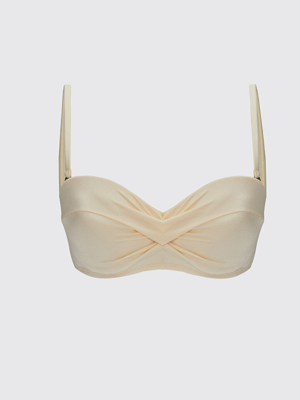 LCW DREAM Bej Kadın Düz Bikini Üst