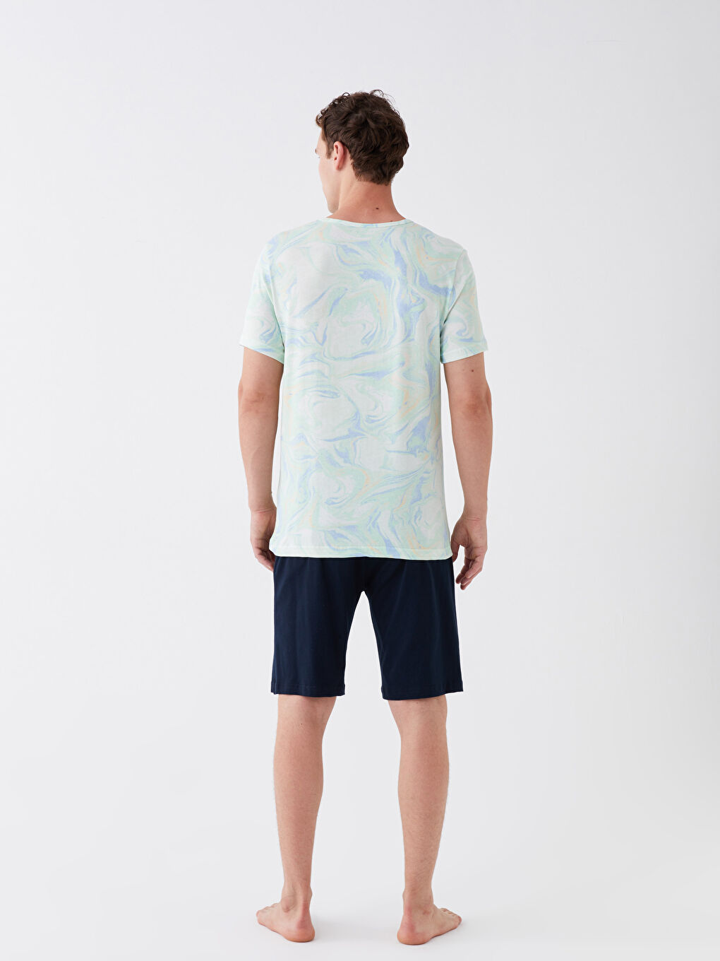 Regular Fit Men's Short Pyjama Set-4