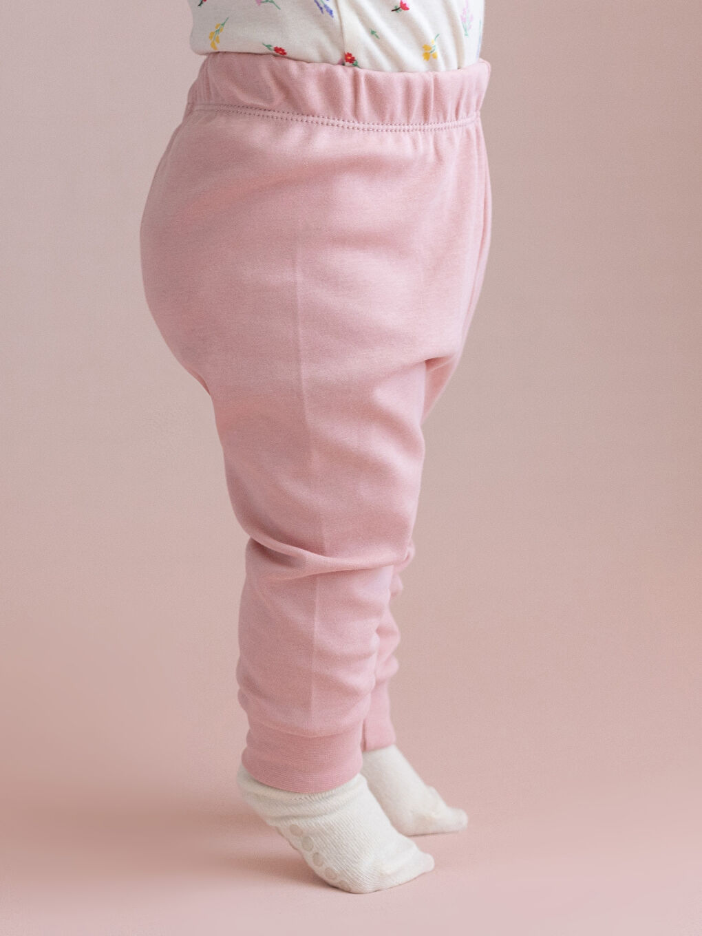 Пижамные брюки для малышек девочек с эластичным поясом, 2 упаковки-6