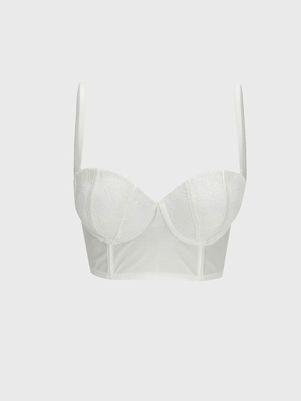 Underwire Half Padded Lace Fantasy Strapless Bra -S3FQ77Z8-FDU