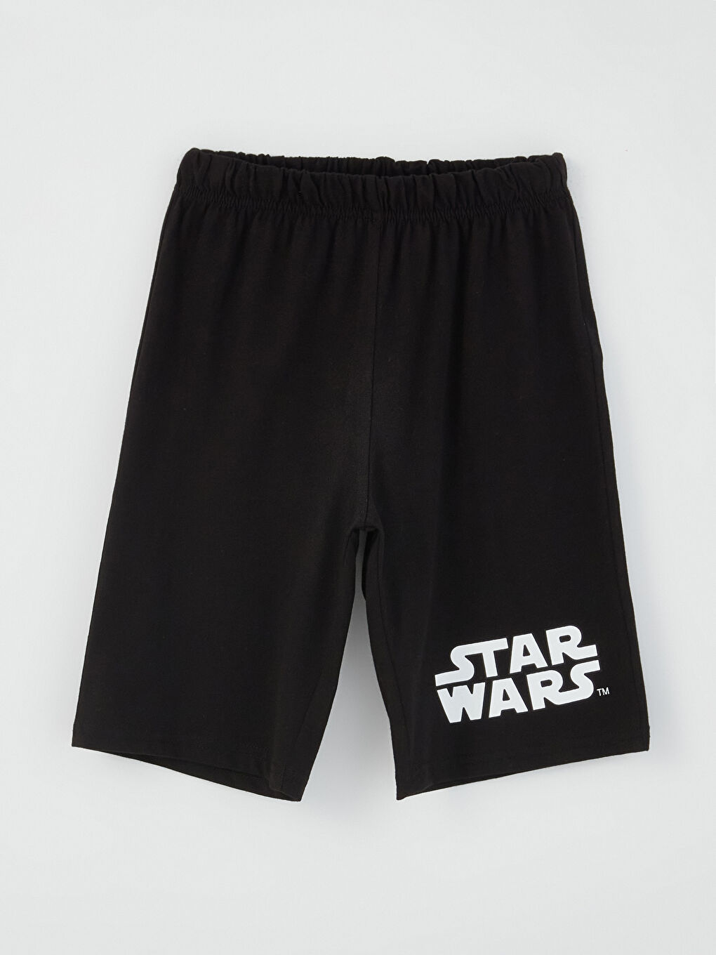 Crew Neck Star Wars Printed Short Sleeve Boys' Shorts Pyjama Set-2