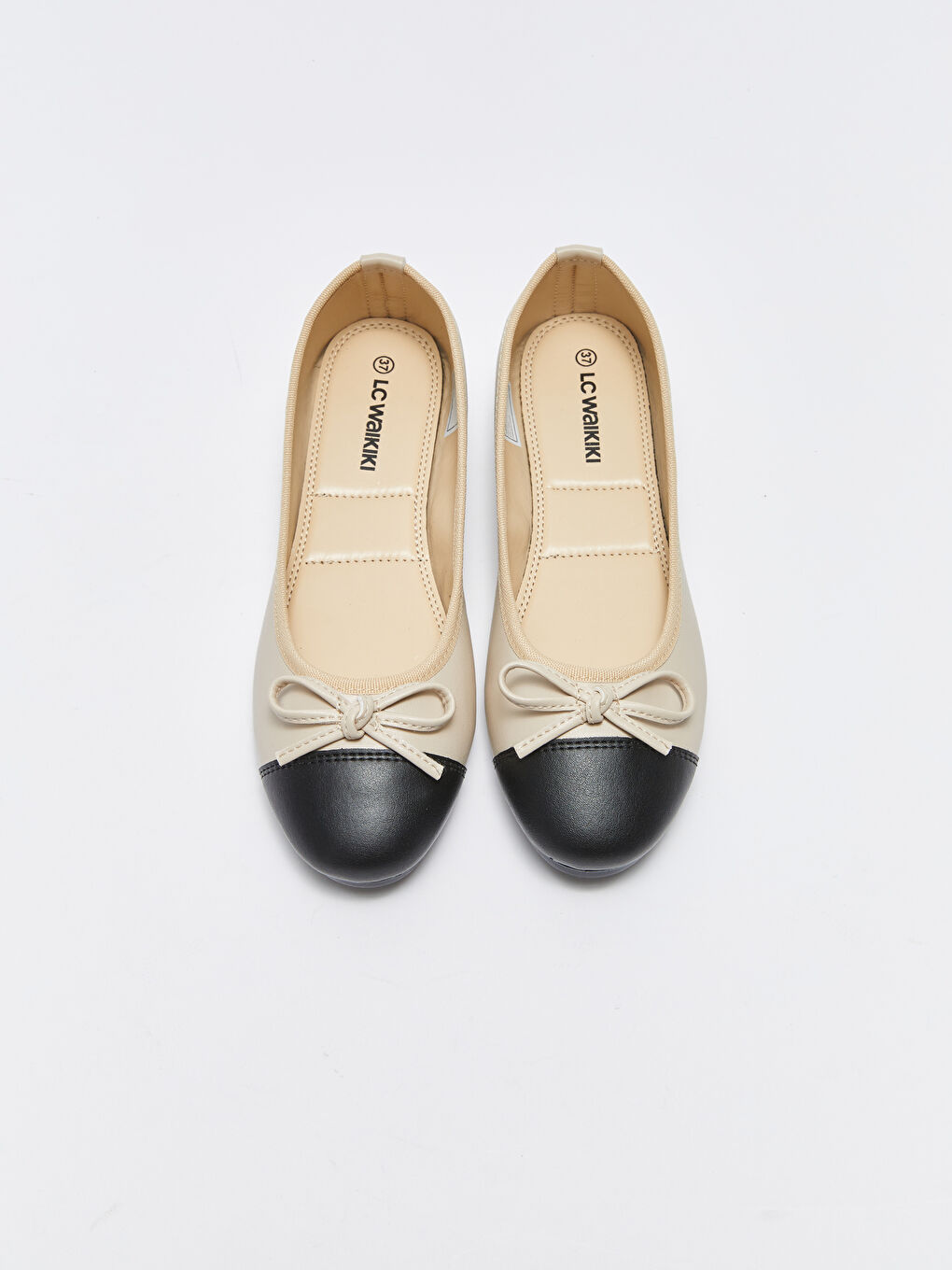 LCW STEPS Color Block Leather Look Women's Flats -S3FQ91Z8-KNF