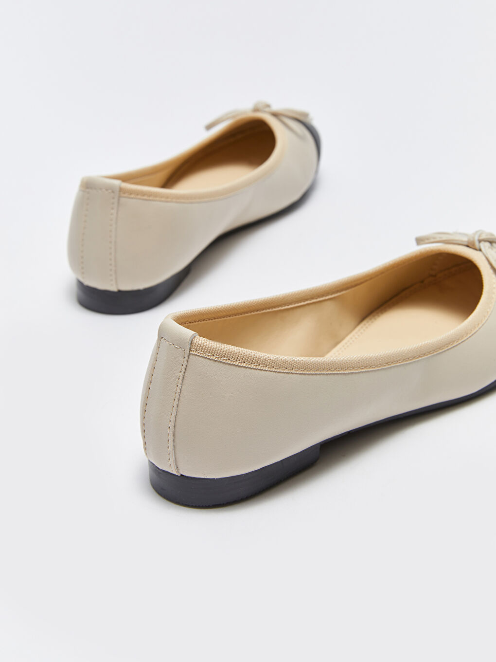 LCW STEPS Color Block Leather Look Women's Flats -S3FQ91Z8-KNF