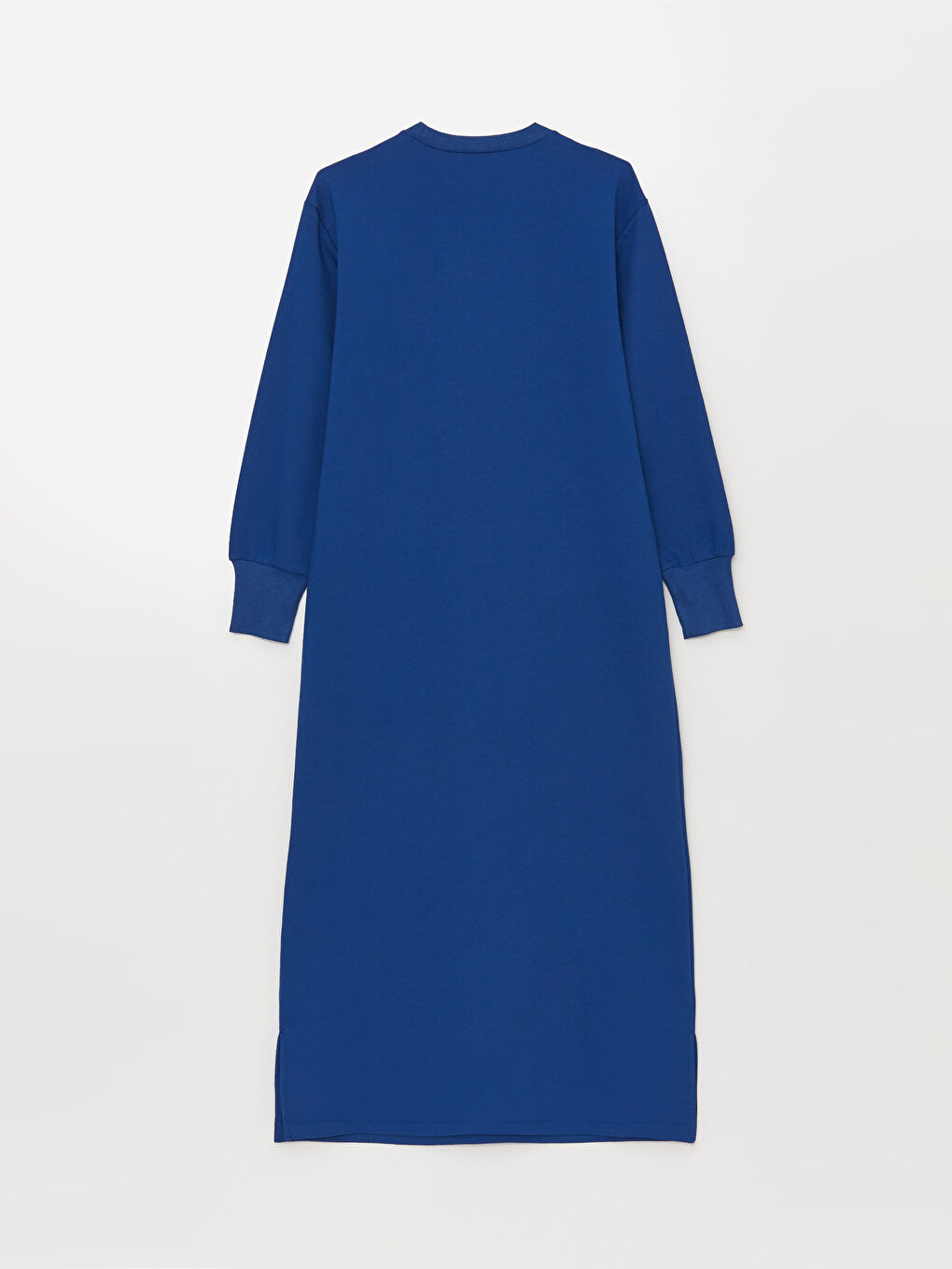 Crew Neck Straight Long Sleeve Women's Sweat Dress -S3FR06Z8-HPQ