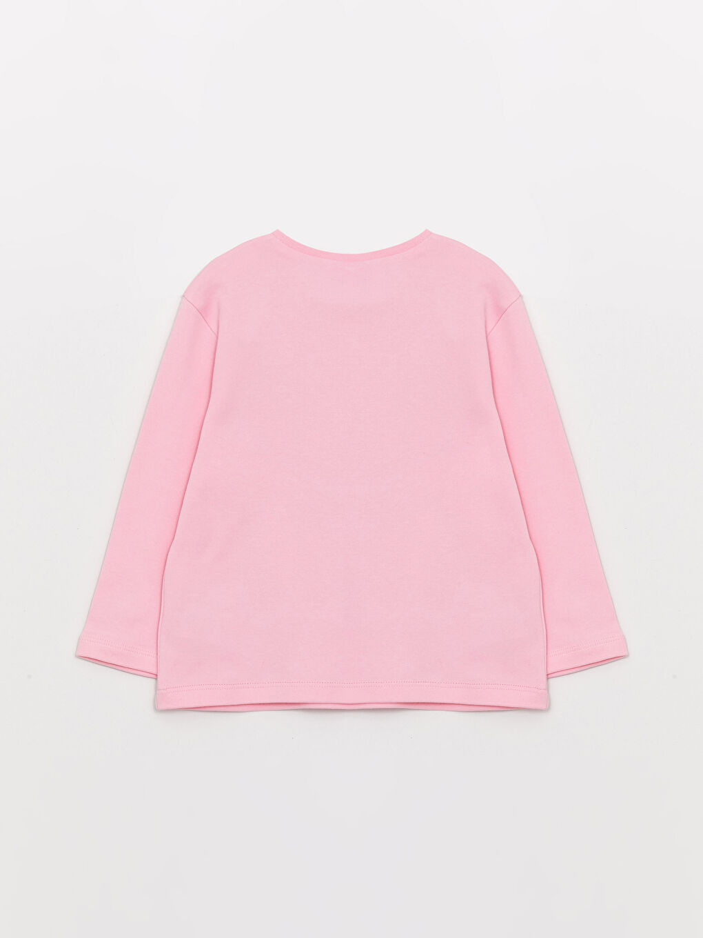 Crew Neck Long Sleeve Daisy Duck Printed Baby Girl T-Shirt-1