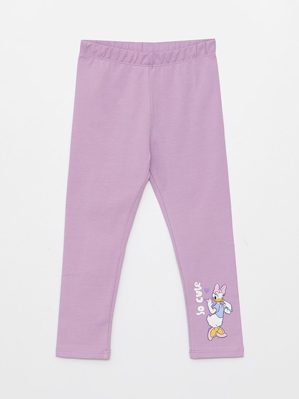 Elasticated Waist Daisy Duck Printed Baby Girls' Leggings
