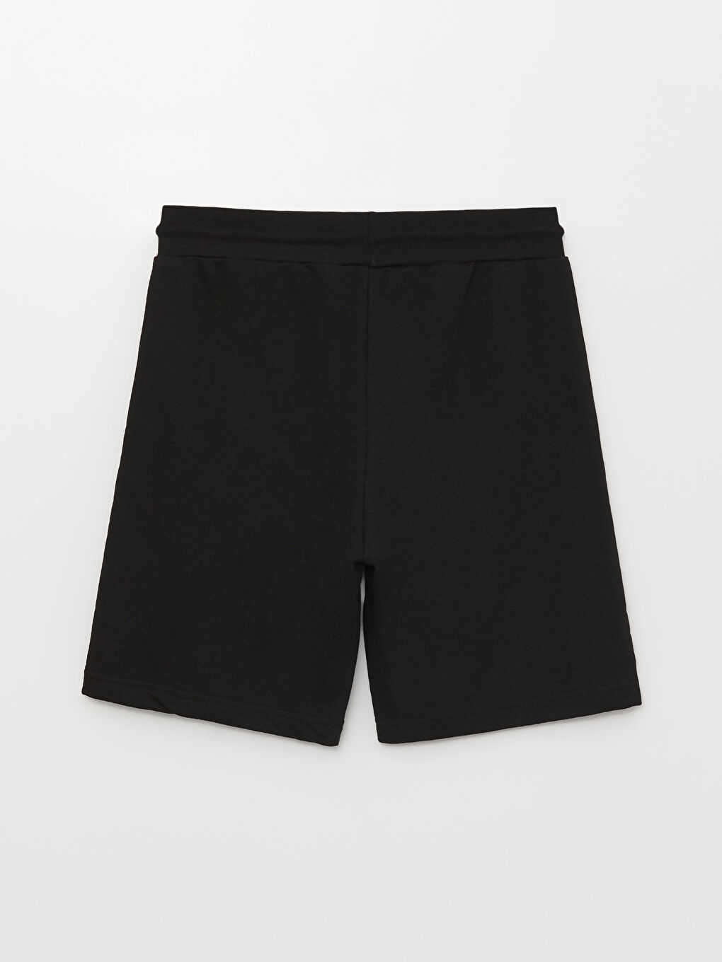 Siyah Standart Kalıp Baskılı Erkek Şort-6