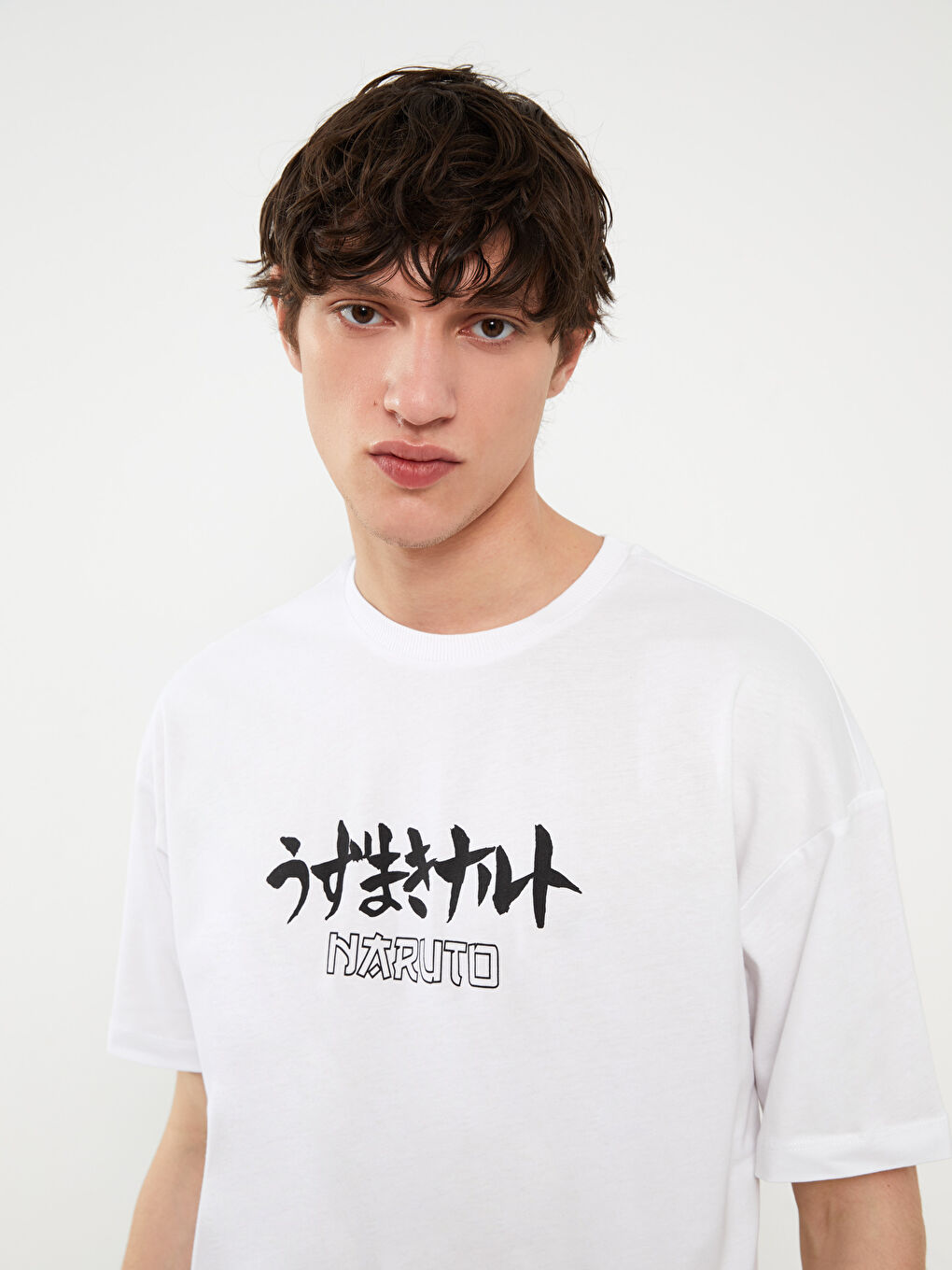 XSIDE Crew Neck Short Sleeve Naruto Printed Jersey Men's T-Shirt -S3FR24Z8-KE8