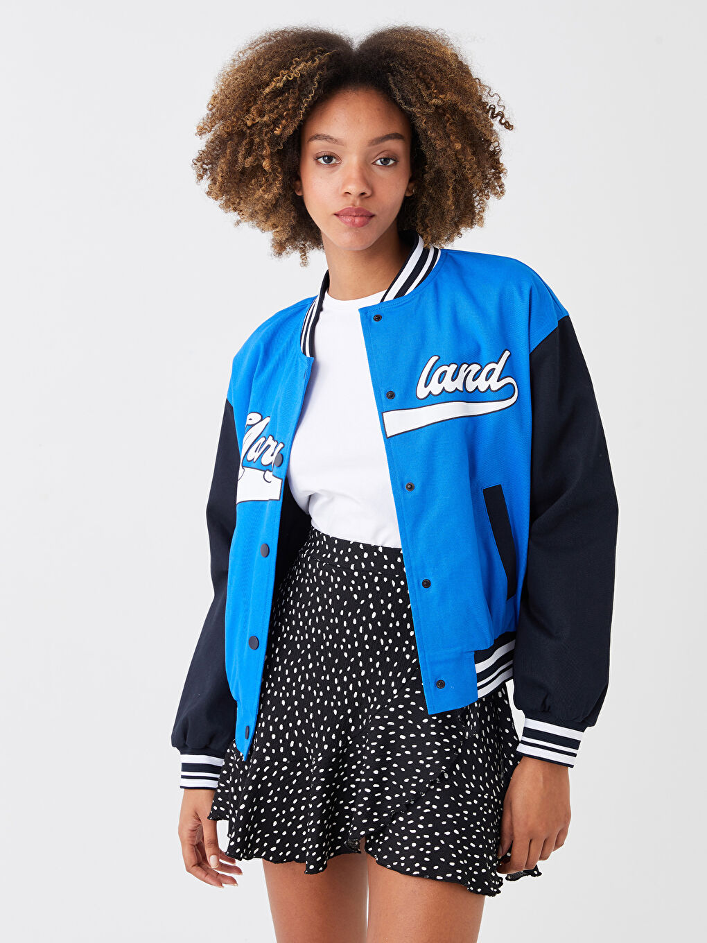 Siyah Beli Lastikli Desenli Kadın Etek-2