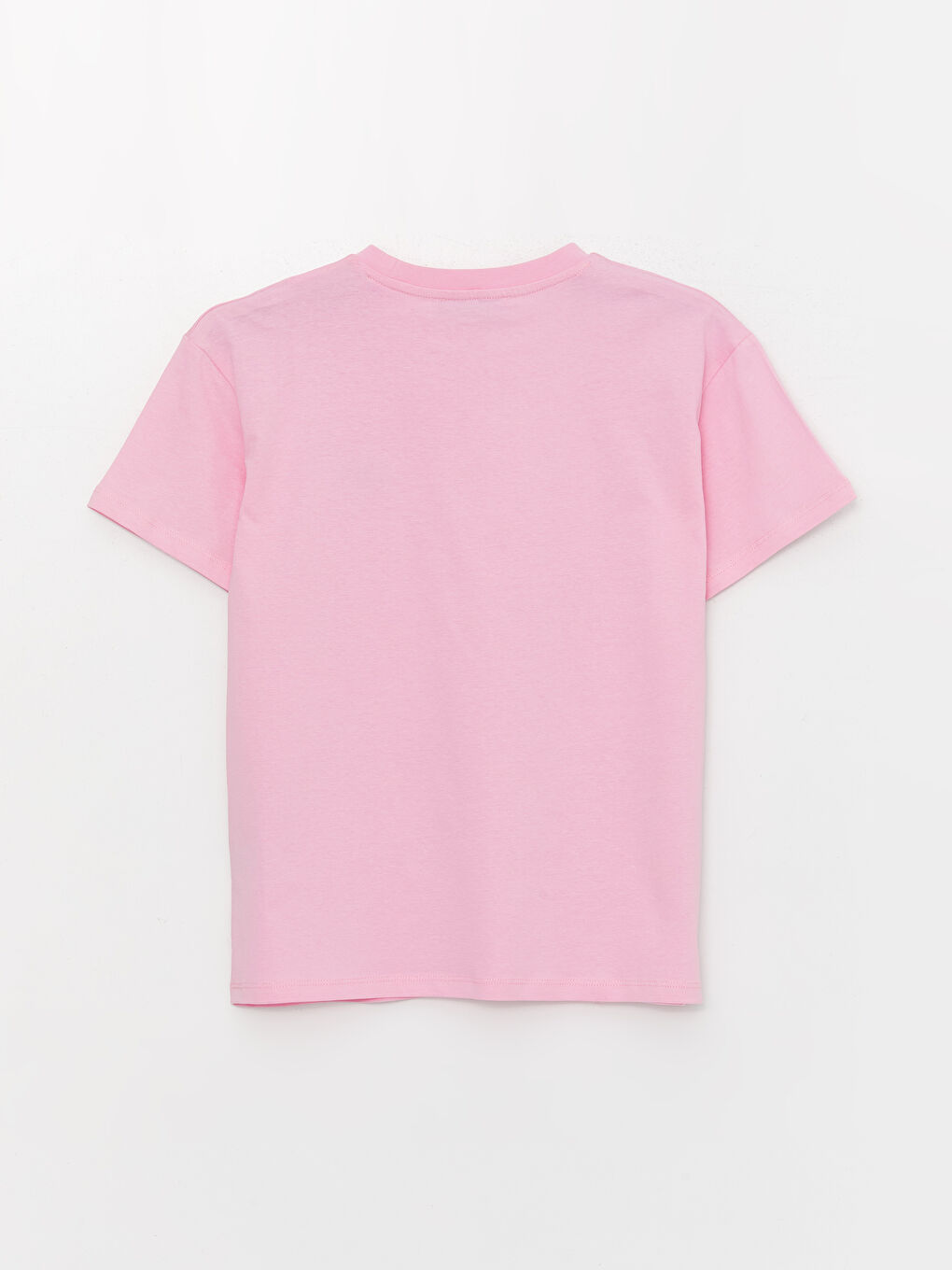 Crew Neck Embroidered Short Sleeve Women's T-Shirt-5