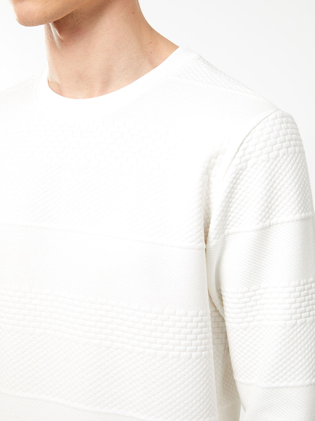LCW Vision Crew Neck Long Sleeve Men's Sweatshirt -S3FR88Z8-R9J