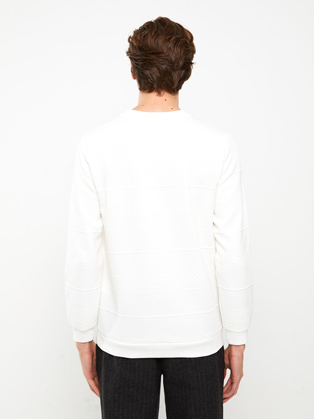 LCW Vision Crew Neck Long Sleeve Men's Sweatshirt -S3FR88Z8-R9J