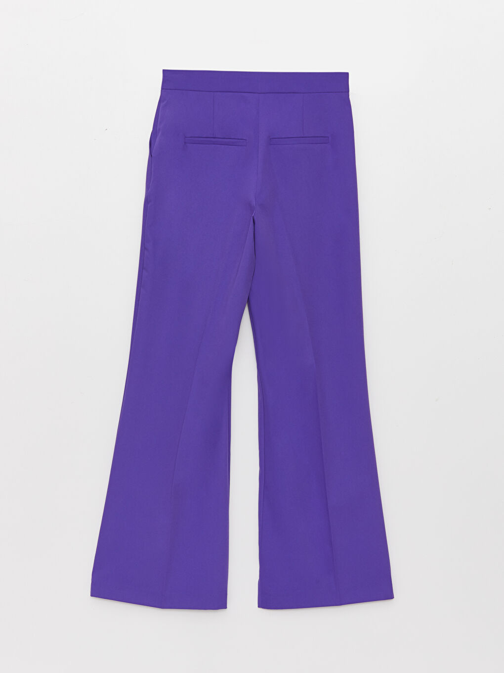 Regular Fit Flared Women's Trousers-6