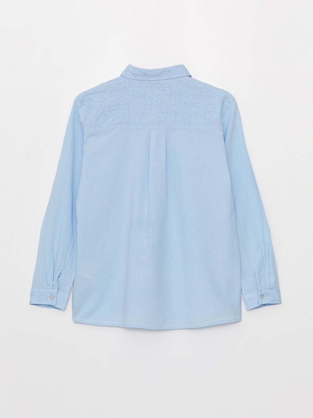 LCW Grace Embroidered Long Sleeve Women's Shirt -S3FS17Z8-V2Y