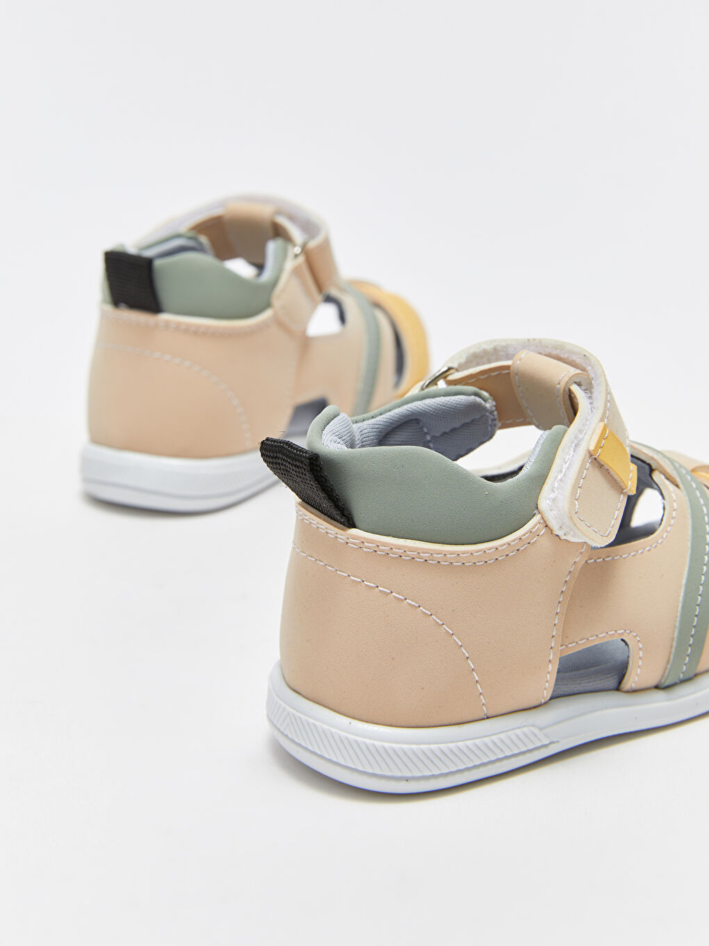 Hook and Loop Baby Boys' First Step Shoes-4