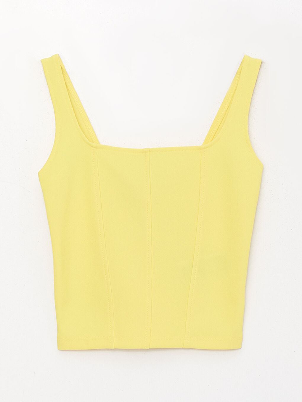 Women's Square Collar Straight Crop -S3FS53Z8-FRL