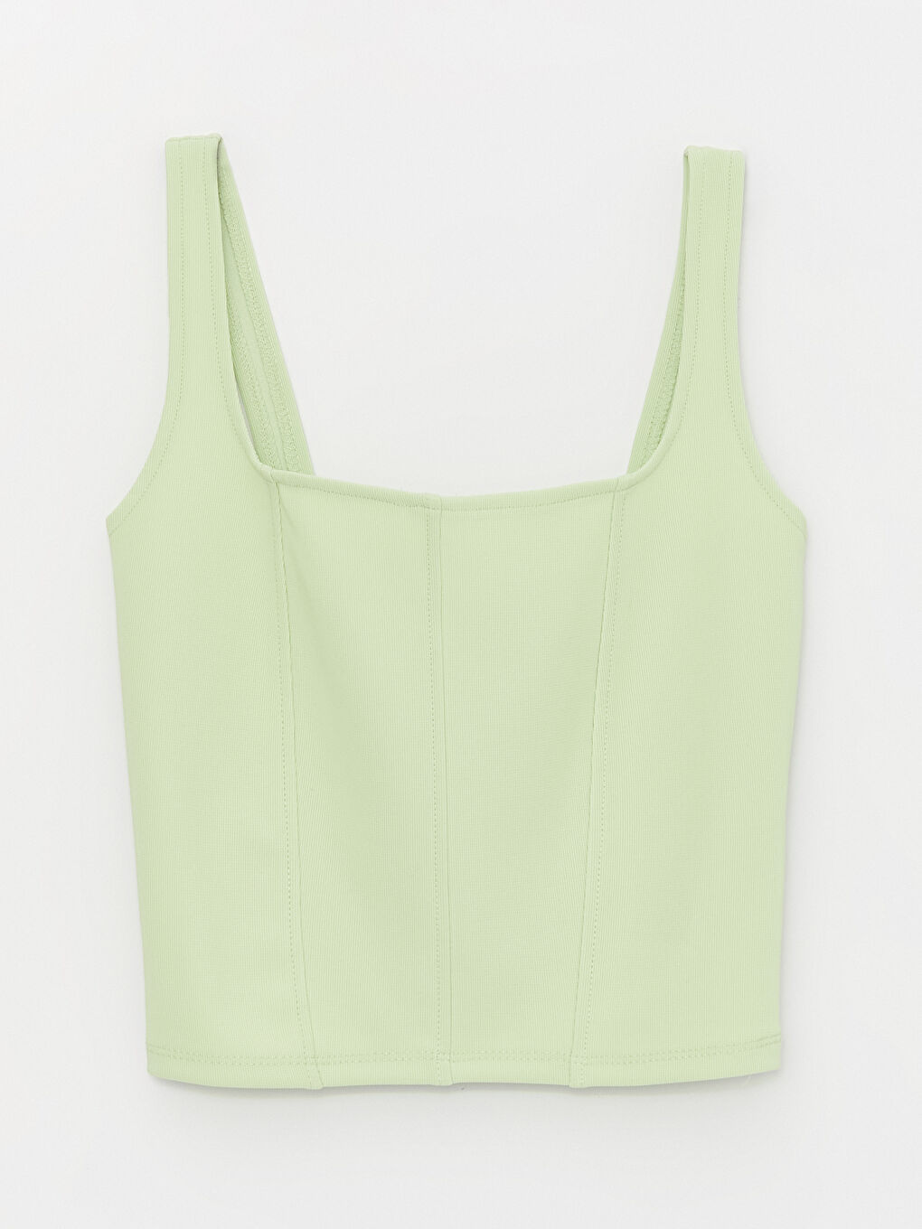Women's Square Collar Straight Crop -S3FS53Z8-G3Q