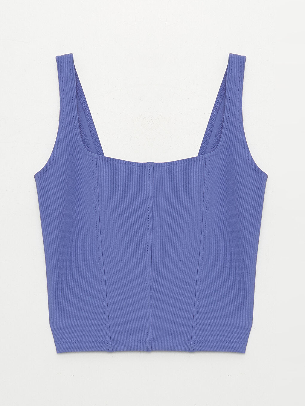 Women's Square Collar Straight Crop -S3FS53Z8-H2E